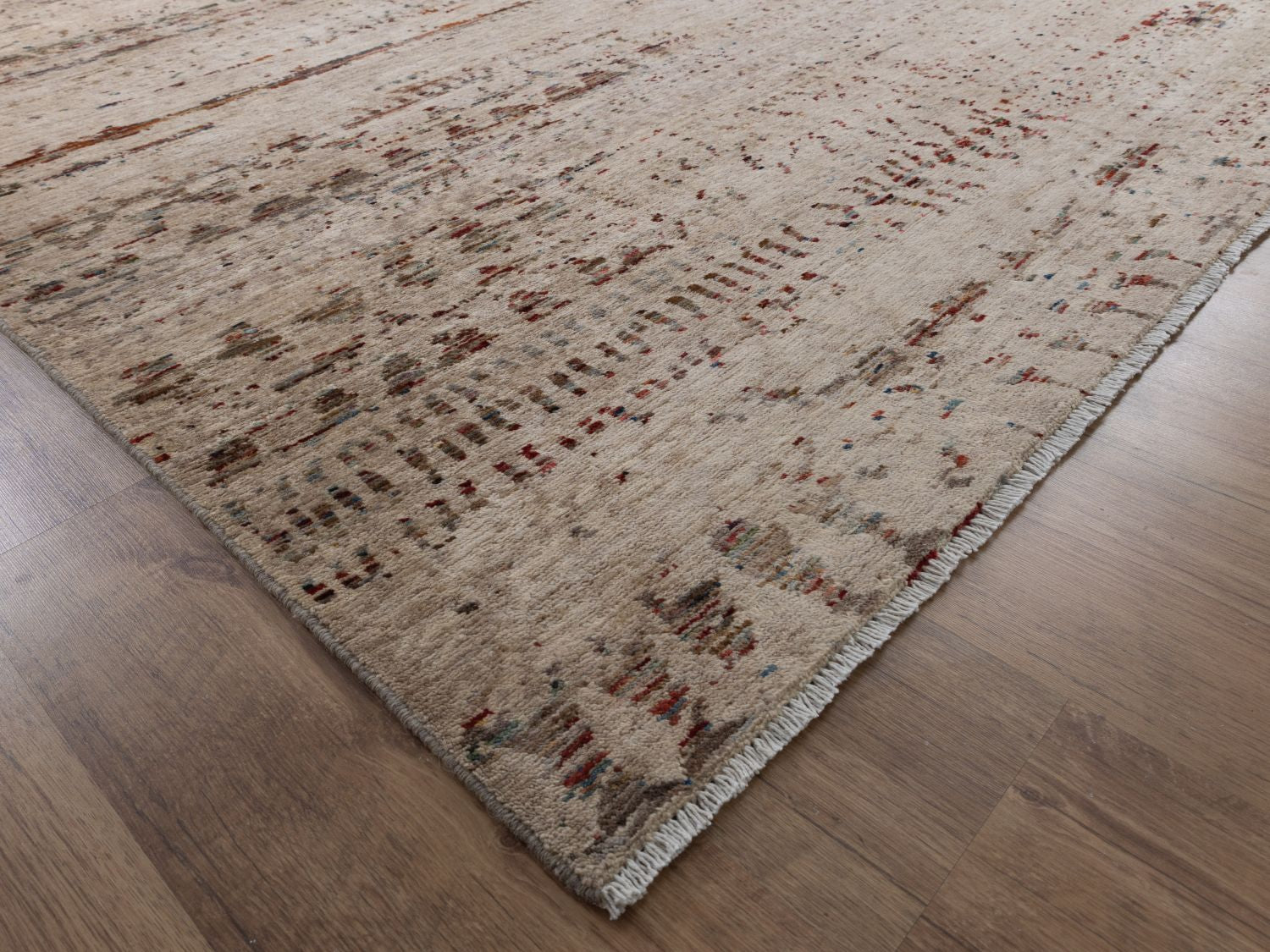 Afghaans Tapijt Laagpolig Handgeknoopt Wollen Vloerkleed - Omid Afghan Wool Luxury 297x194 - Omid Carpets