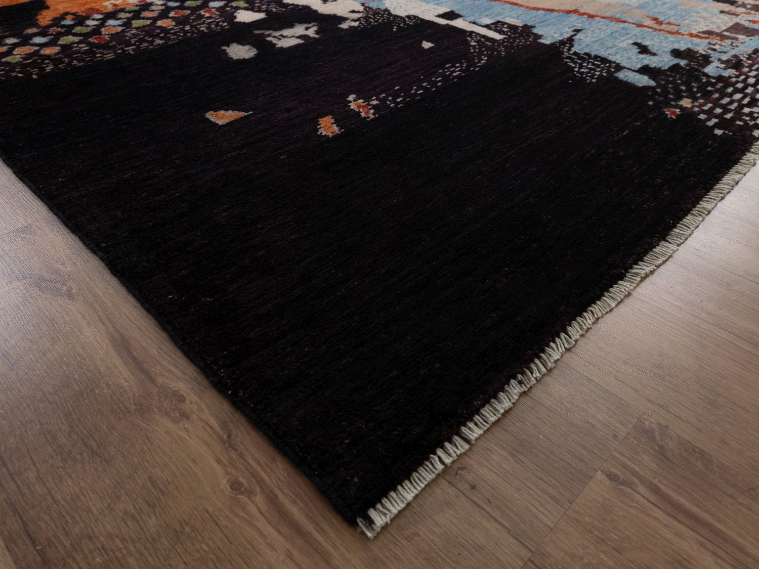 Afghaans Tapijt Laagpolig Handgeknoopt Wollen Vloerkleed - Omid Afghan Wool Luxury 297x194 - Omid Carpets