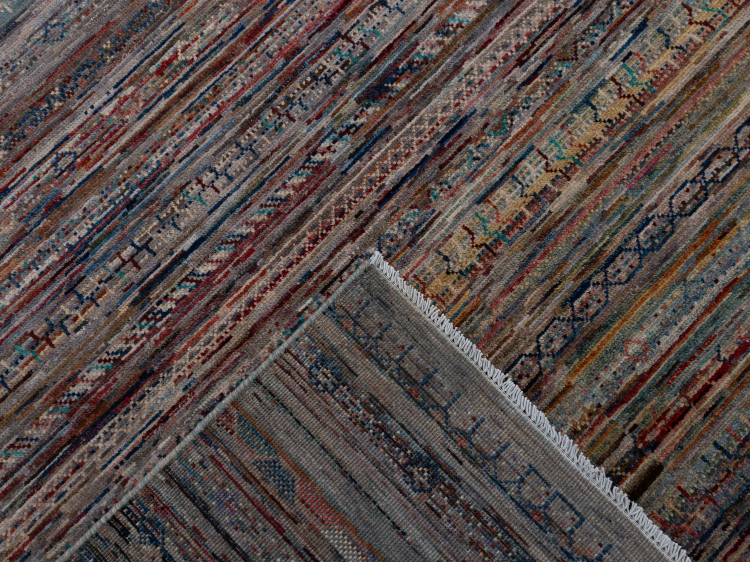 Afghaans Tapijt Laagpolig Handgeknoopt Wollen Vloerkleed - Omid Afghan Wool Luxury 297x194 - Omid Carpets