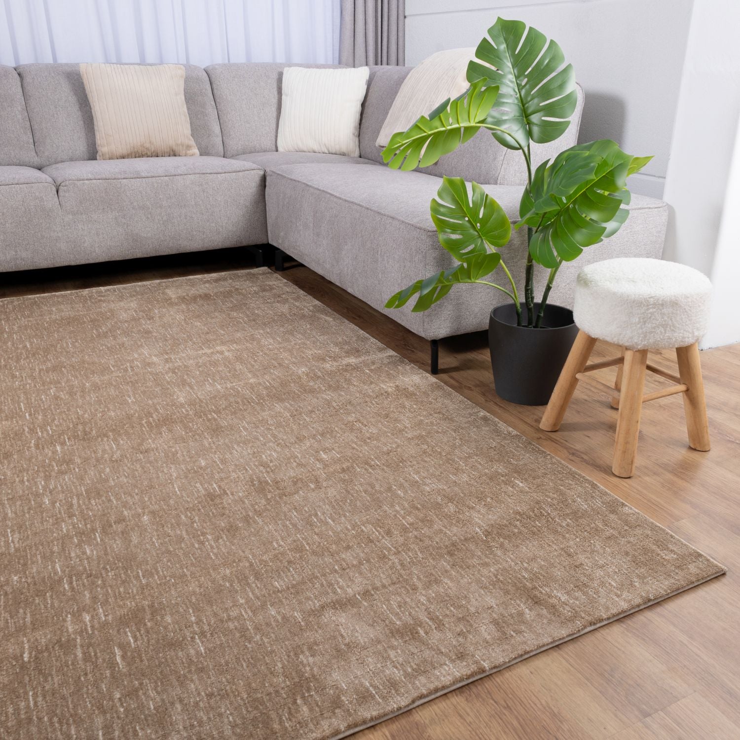 Kleurrijk Tapijt Laagpolig Vloerkleed Omid Art - Omid Carpets