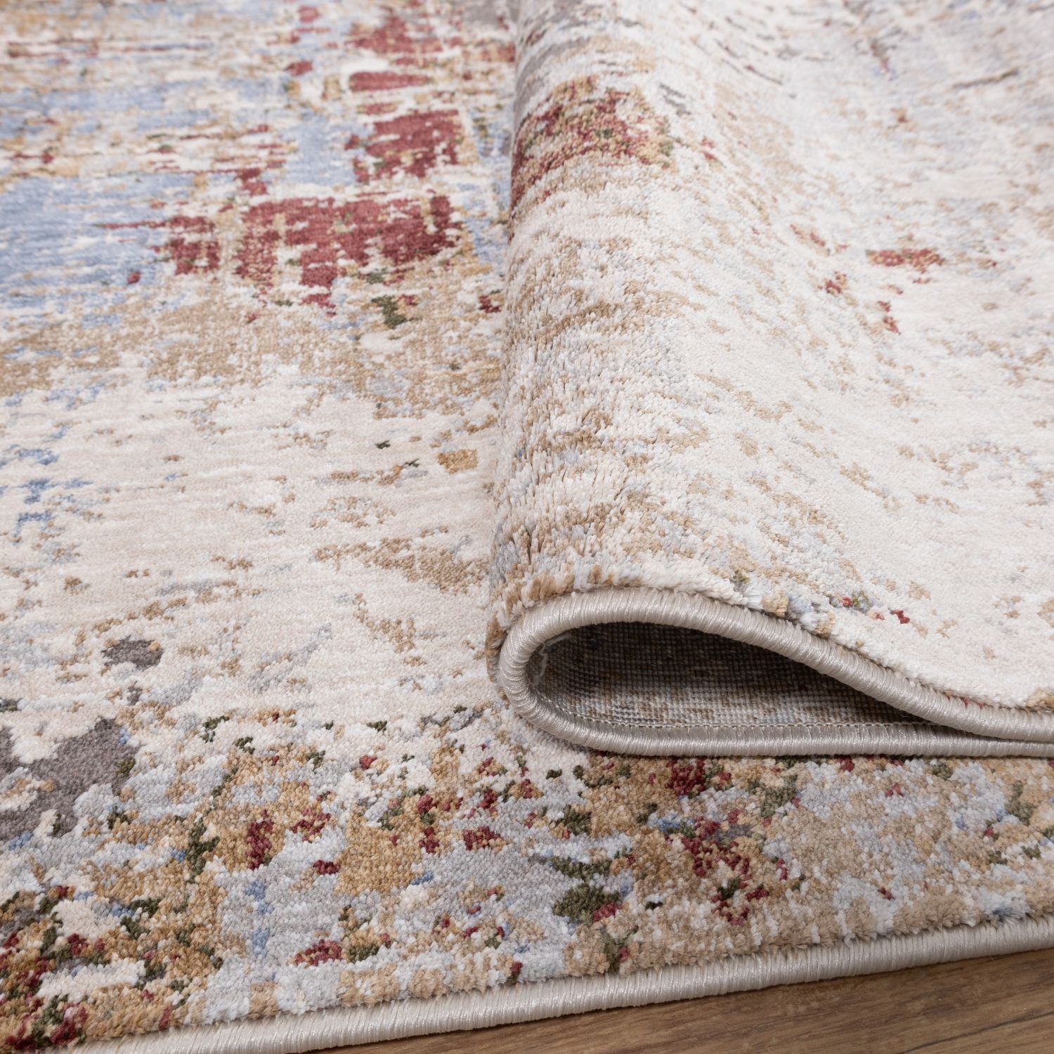 Kleurrijk Tapijt Laagpolig Vloerkleed Omid Art - Omid Carpets