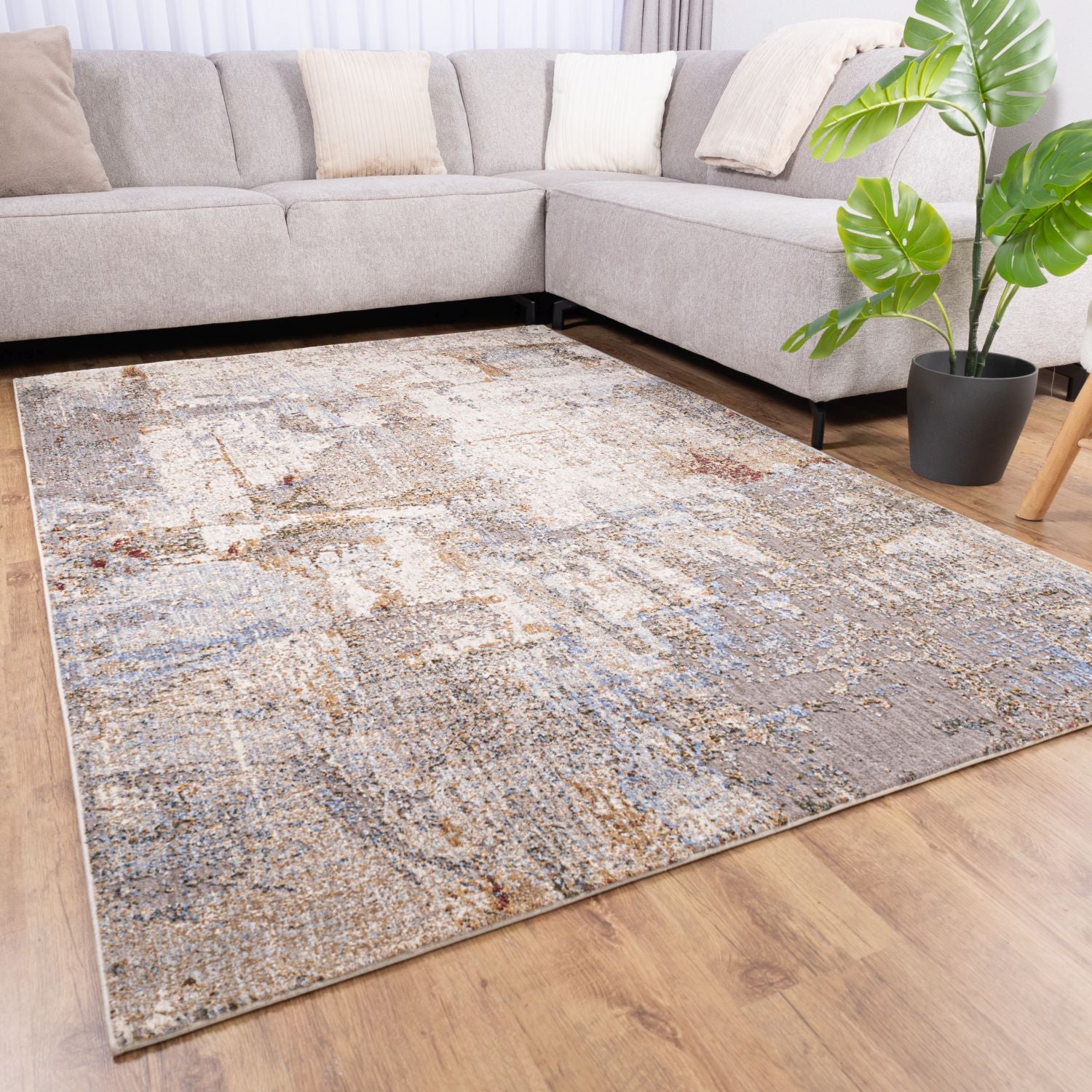 Kleurrijk Tapijt Laagpolig Vloerkleed Omid Art - Omid Carpets