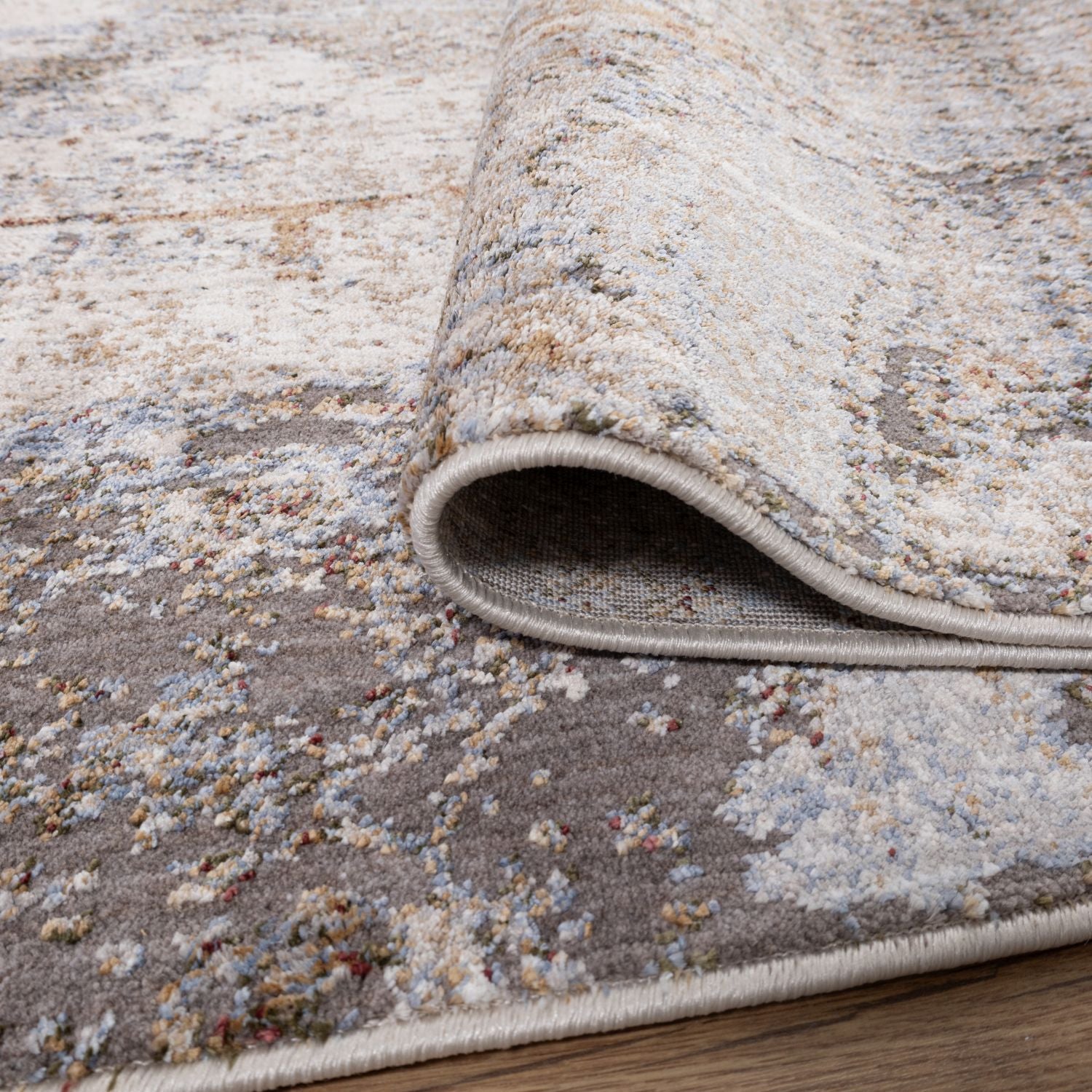 Kleurrijk Tapijt Laagpolig Vloerkleed Omid Art - Omid Carpets