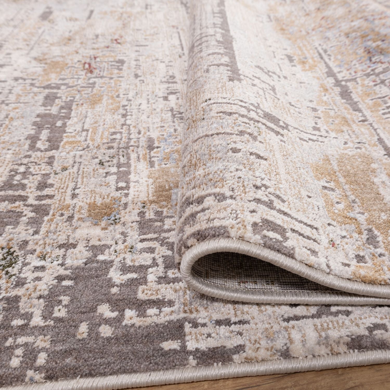 Kleurrijk Tapijt Laagpolig Vloerkleed Omid Art - Omid Carpets