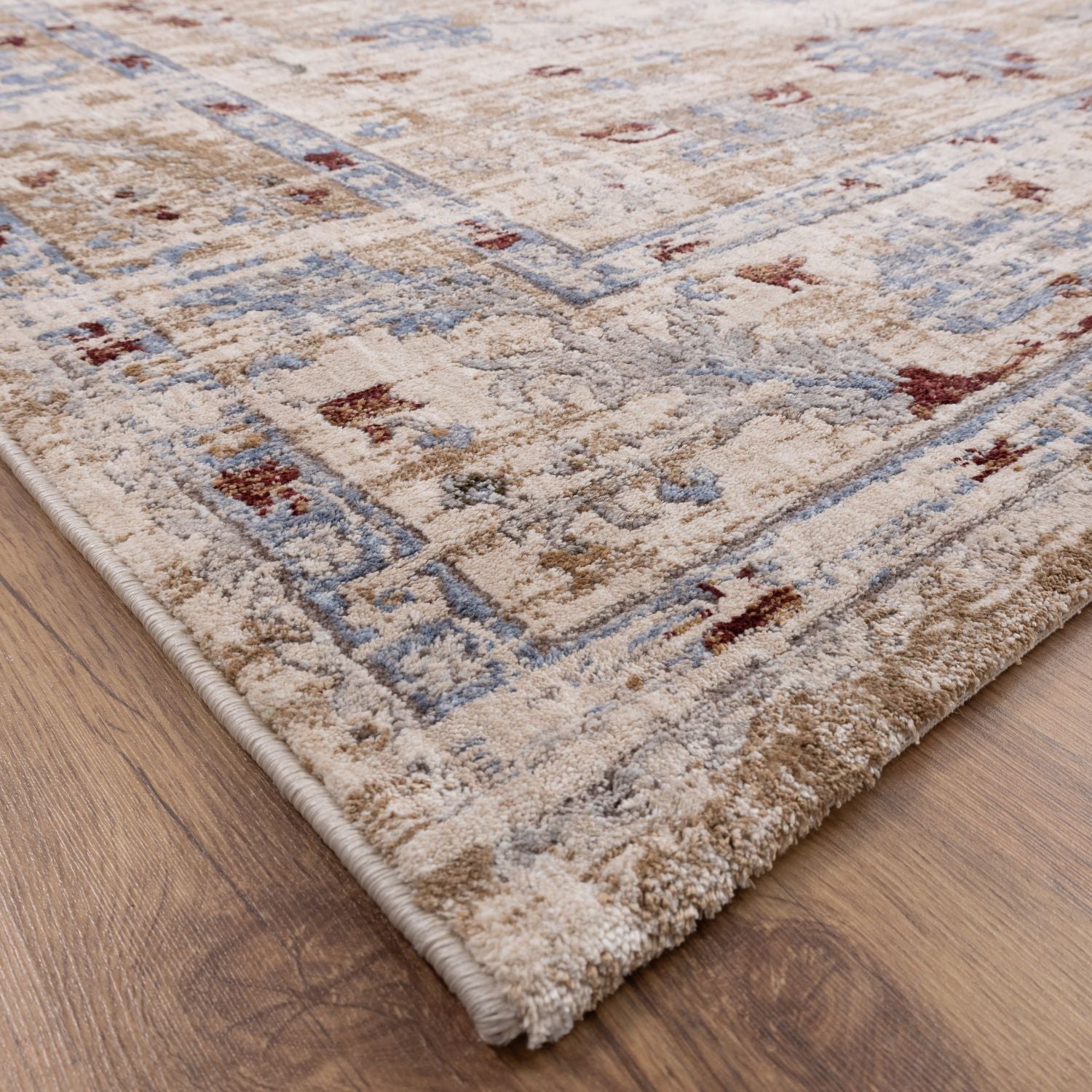 Kleurrijk Tapijt Laagpolig Vloerkleed Omid Art - Omid Carpets