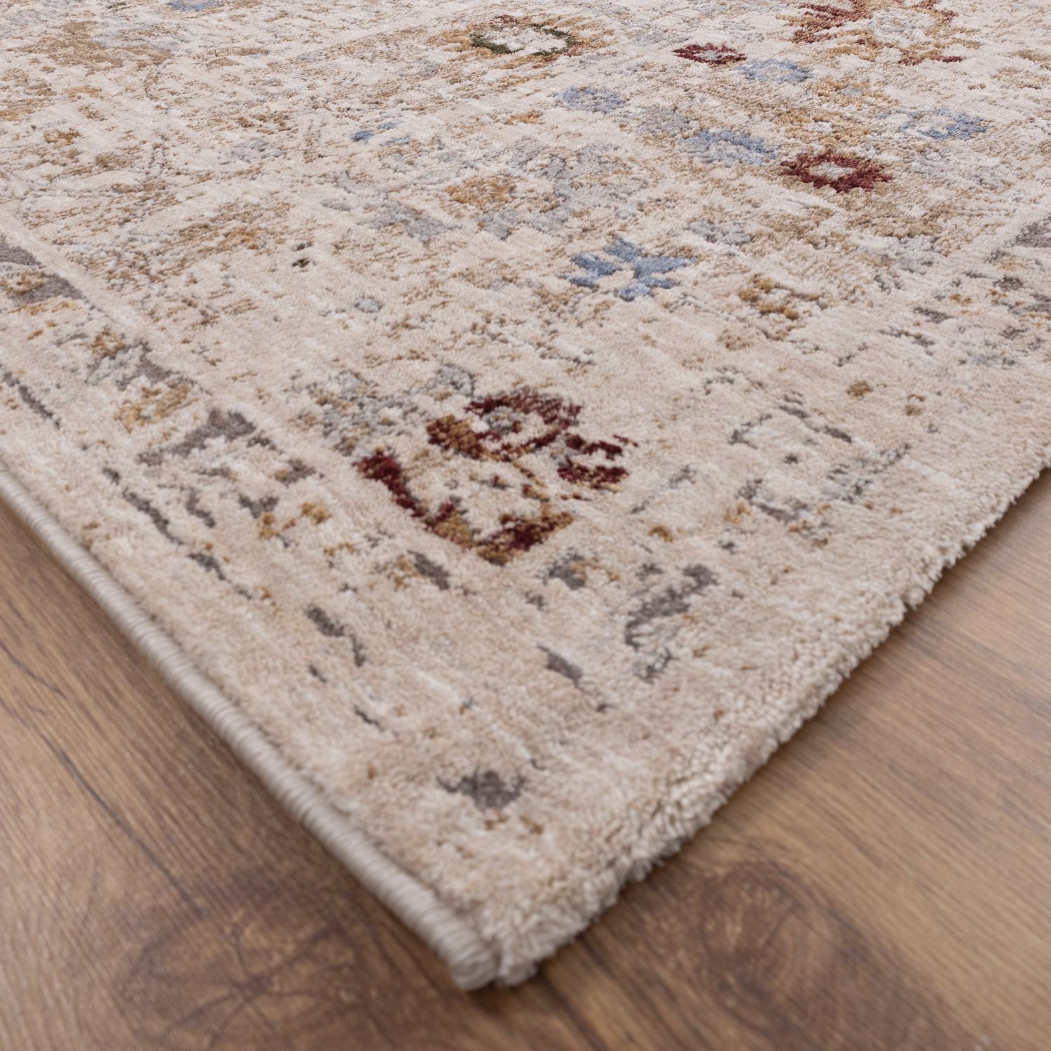 Kleurrijk Tapijt Laagpolig Vloerkleed Omid Art - Omid Carpets