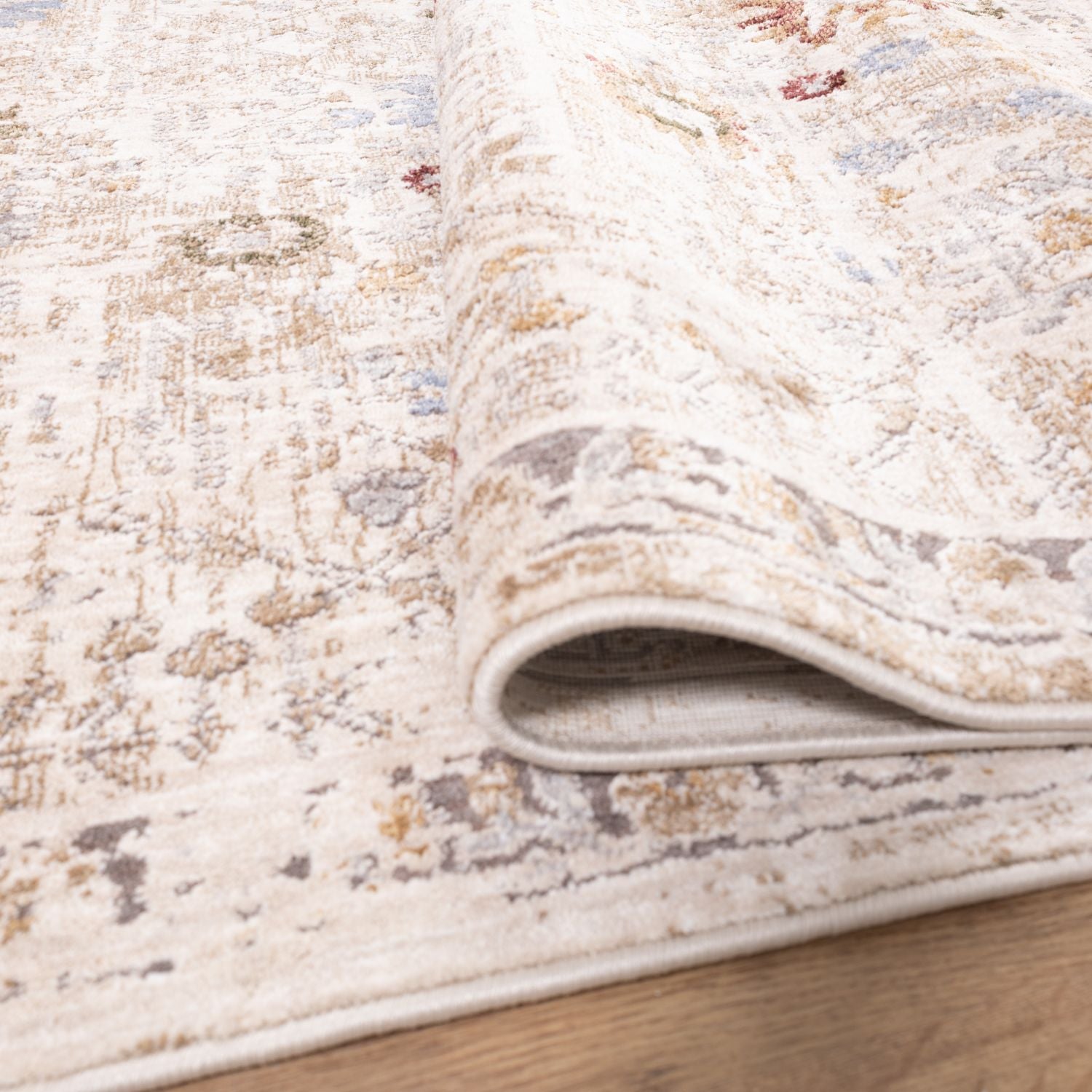 Kleurrijk Tapijt Laagpolig Vloerkleed Omid Art - Omid Carpets