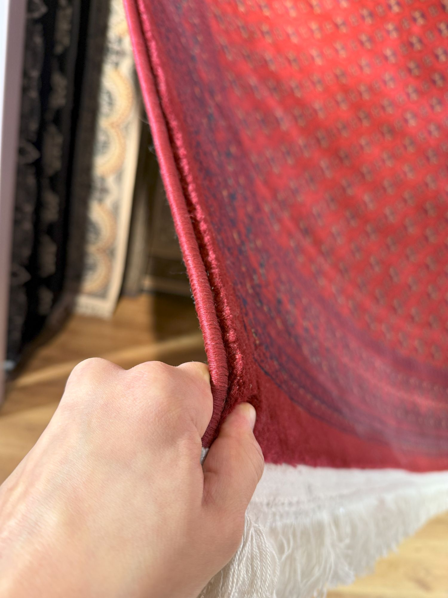 قالین ترکی * Rood Tapijt Laagpolig Klassiek Vloerkleed - Omid Watani