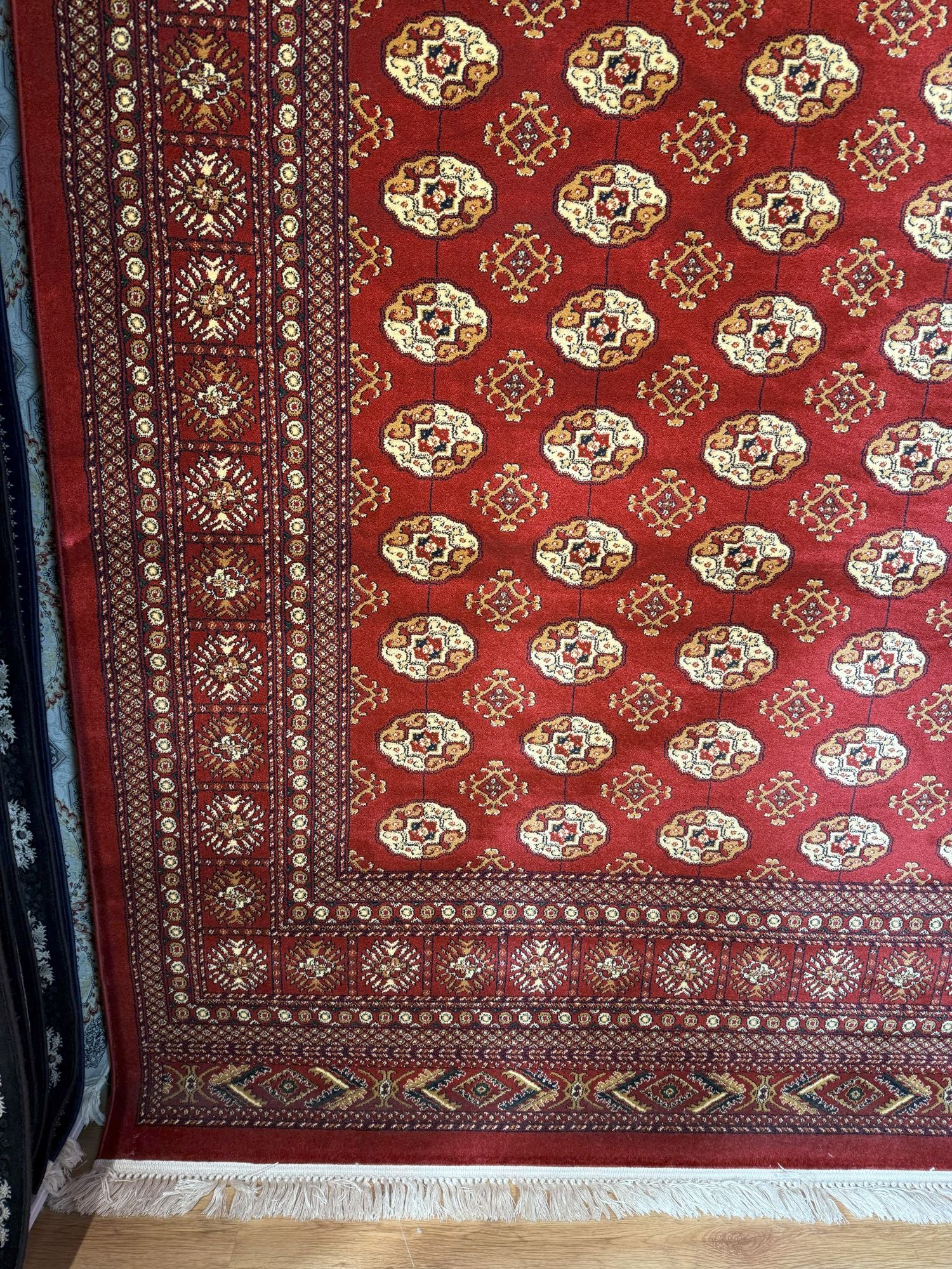 قالین ترکی * Rood Tapijt Laagpolig Klassiek Vloerkleed - Omid Watani