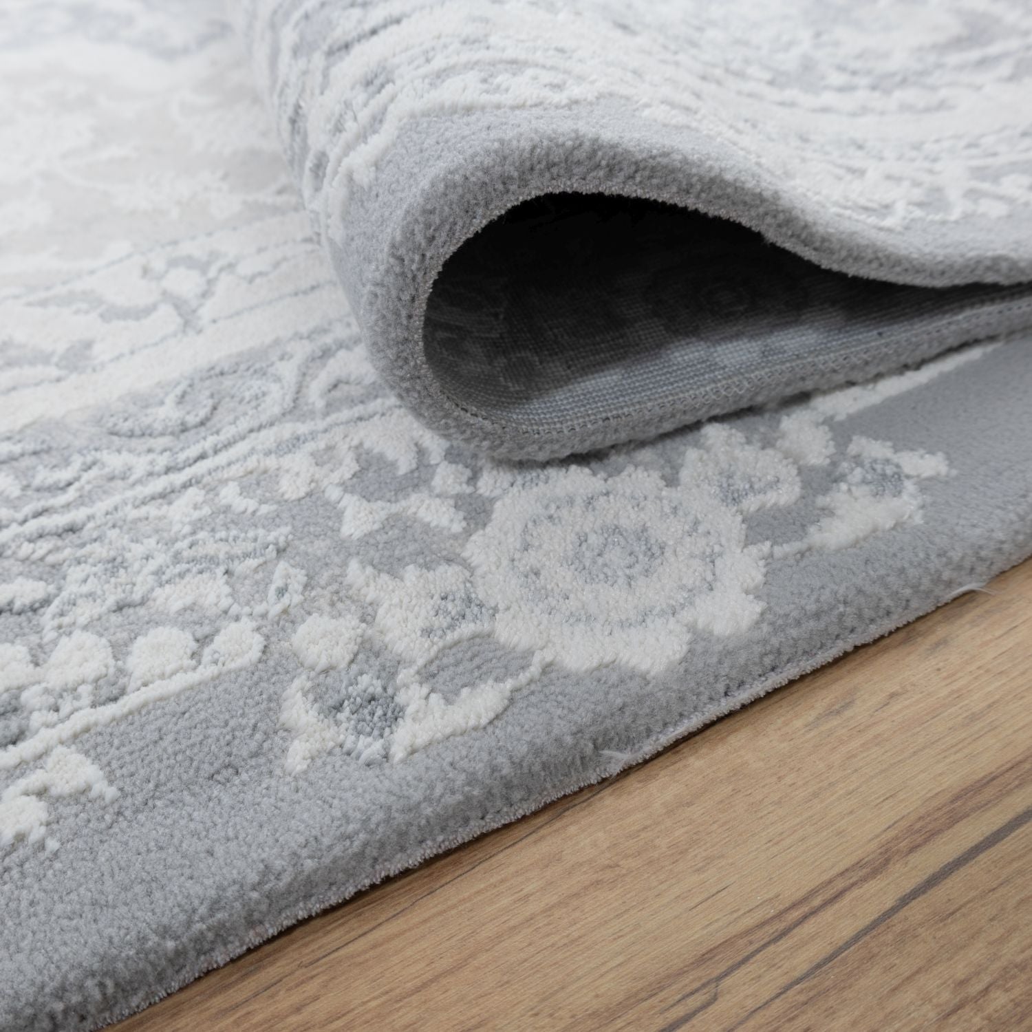 Crème Tapijt Laagpolig Vloerkleed Omid Soft Lux