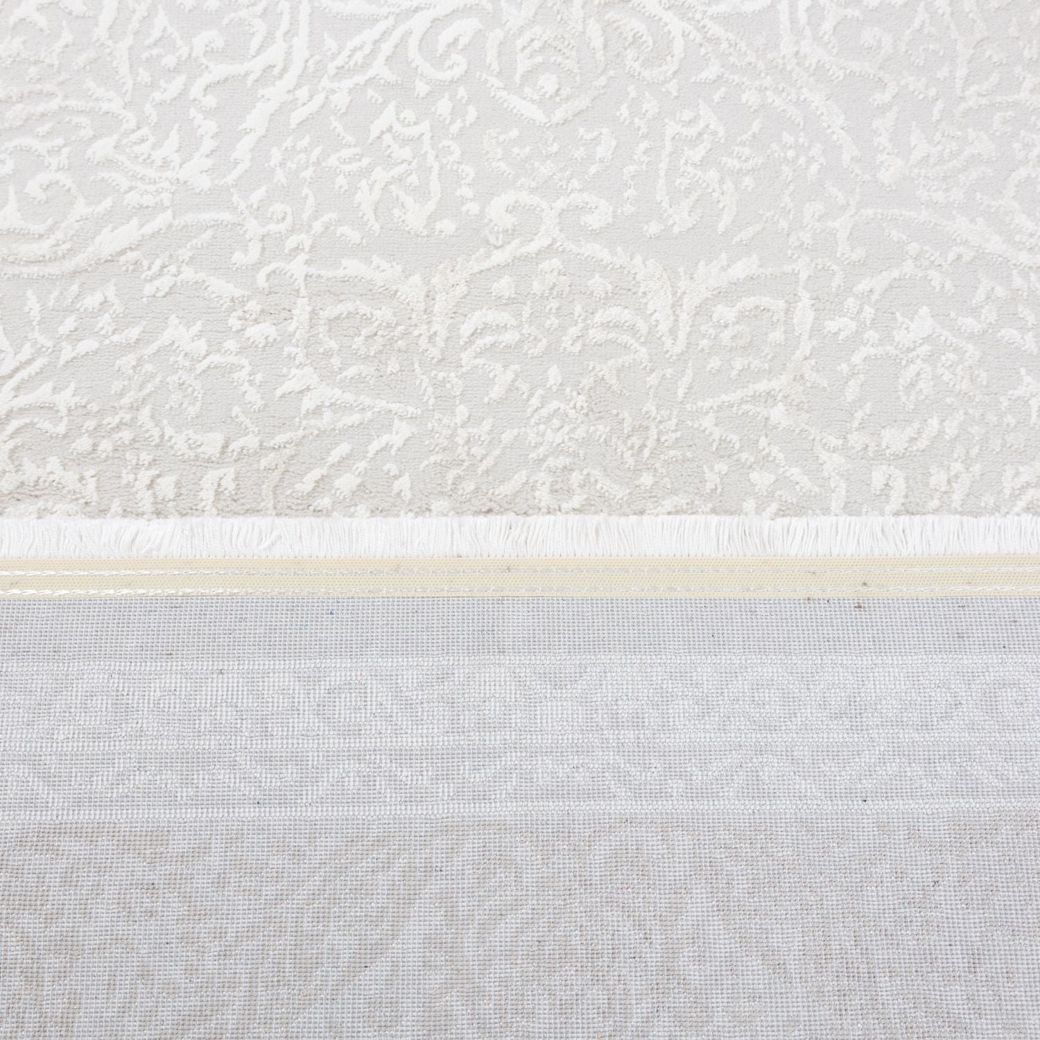 Crème Tapijt Laagpolig Vloerkleed Omid Soft Lux