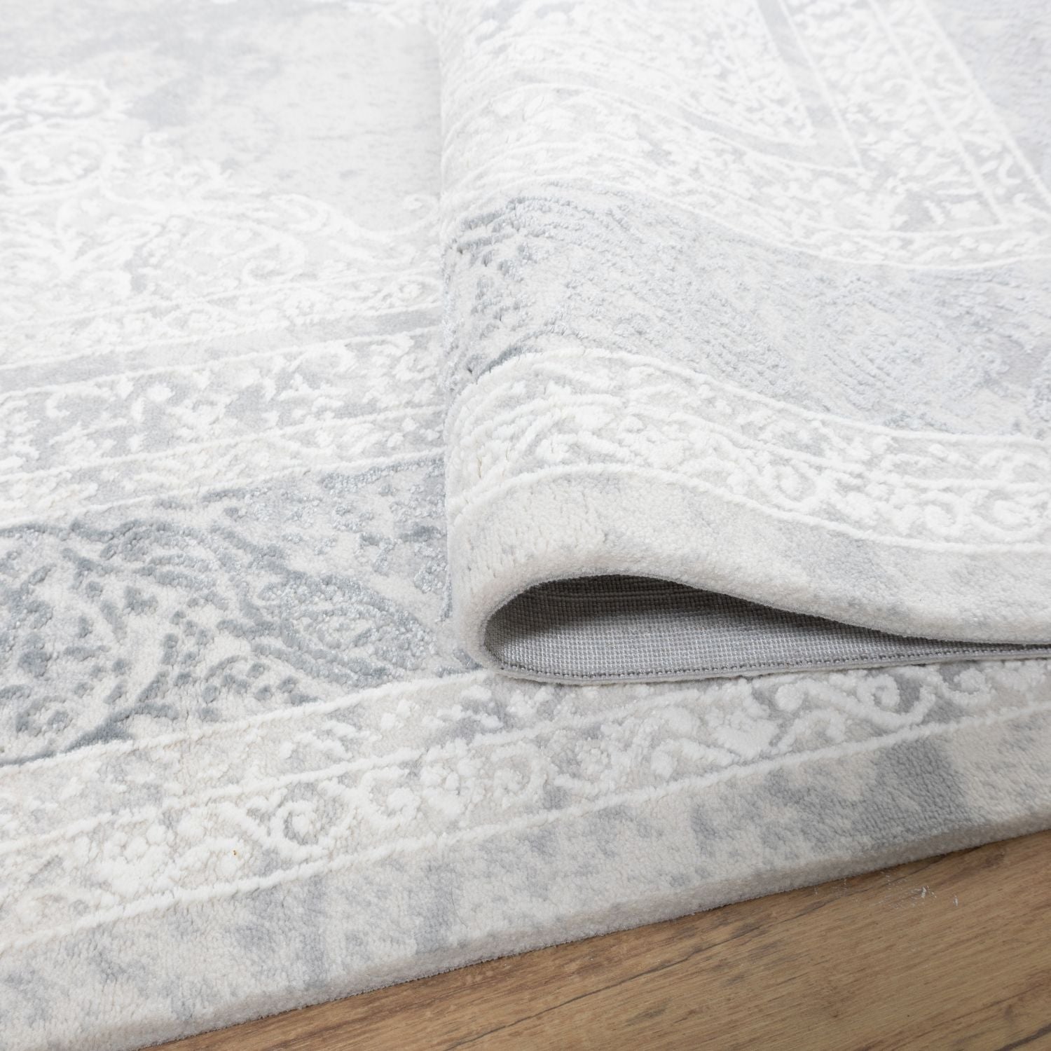 Crème Tapijt Laagpolig Vloerkleed Omid Soft Lux
