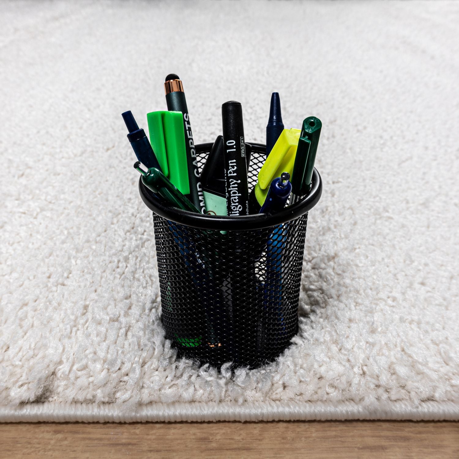 Crème Tapijt Hoogpolig Vloerkleed Omid Berber Luxe Shaggy - Omid Carpets