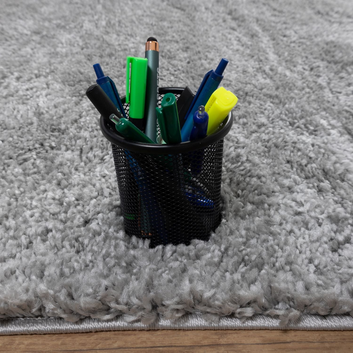 Grijs Tapijt Hoogpolig Vloerkleed Omid Berber Luxe Shaggy - Omid Carpets