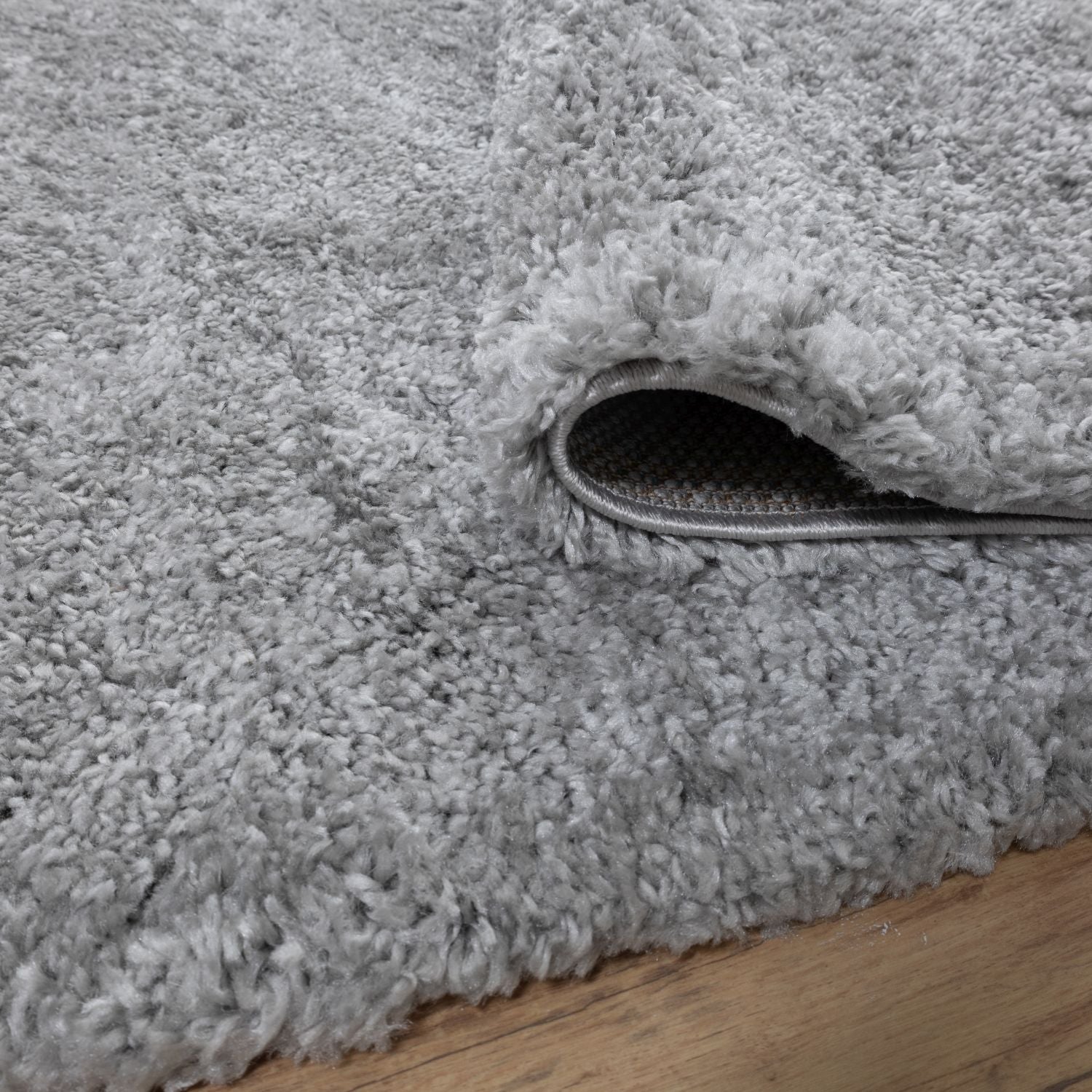 Grijs Tapijt Hoogpolig Vloerkleed Omid Berber Luxe Shaggy - Omid Carpets