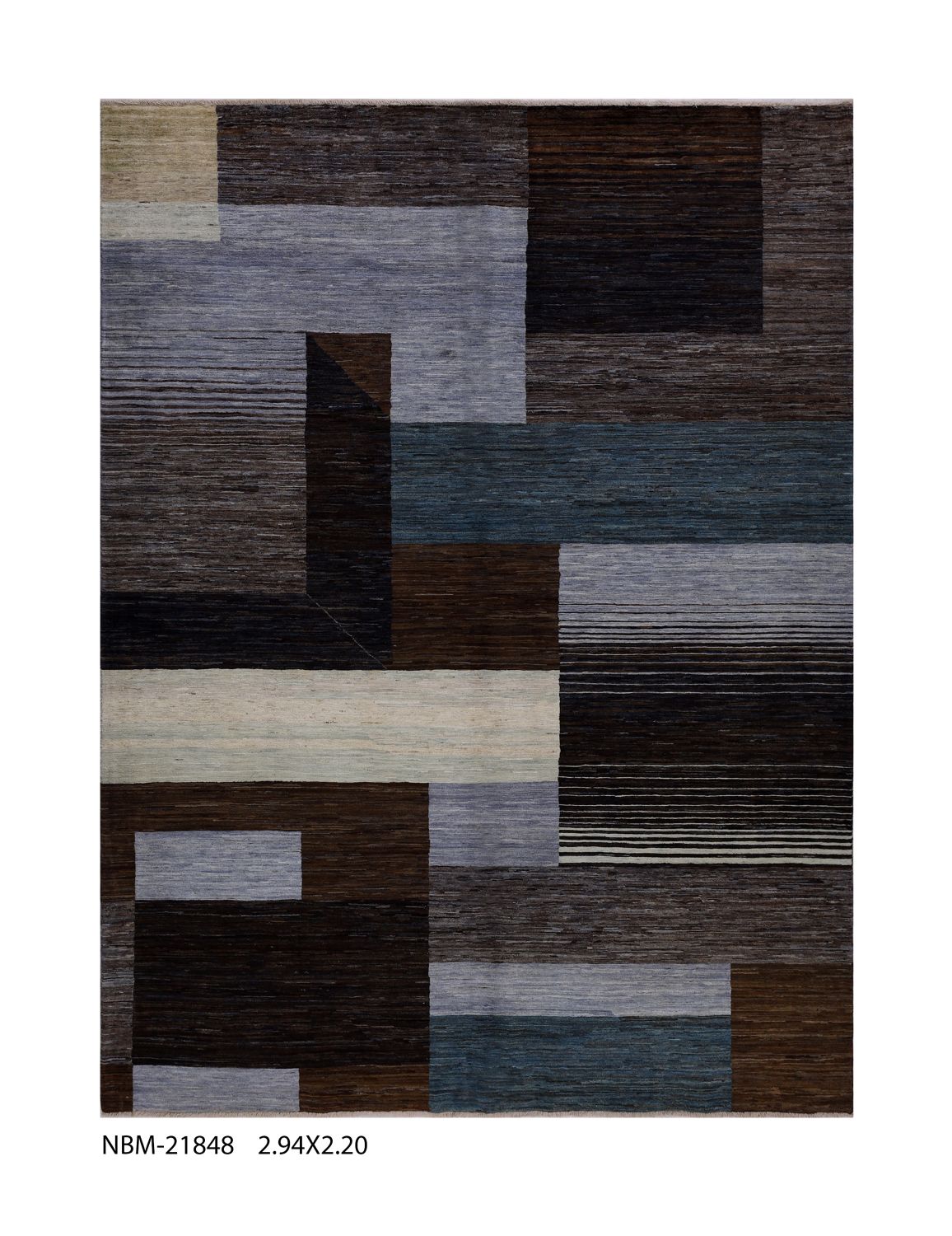 Afghaans Tapijt Laagpolig Handgeknoopt Wollen Vloerkleed - Omid Afghan Wool Luxury 294x220