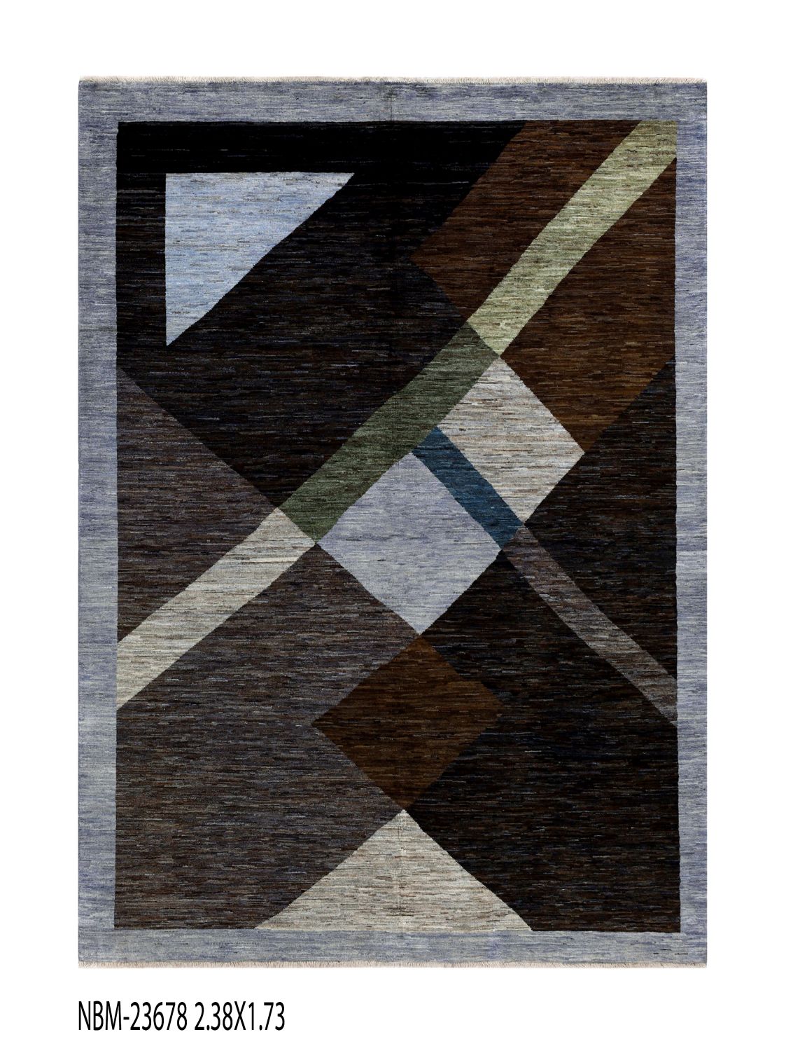 Afghaans Tapijt Laagpolig Handgeknoopt Wollen Vloerkleed - Omid Afghan Wool Luxury 238x173