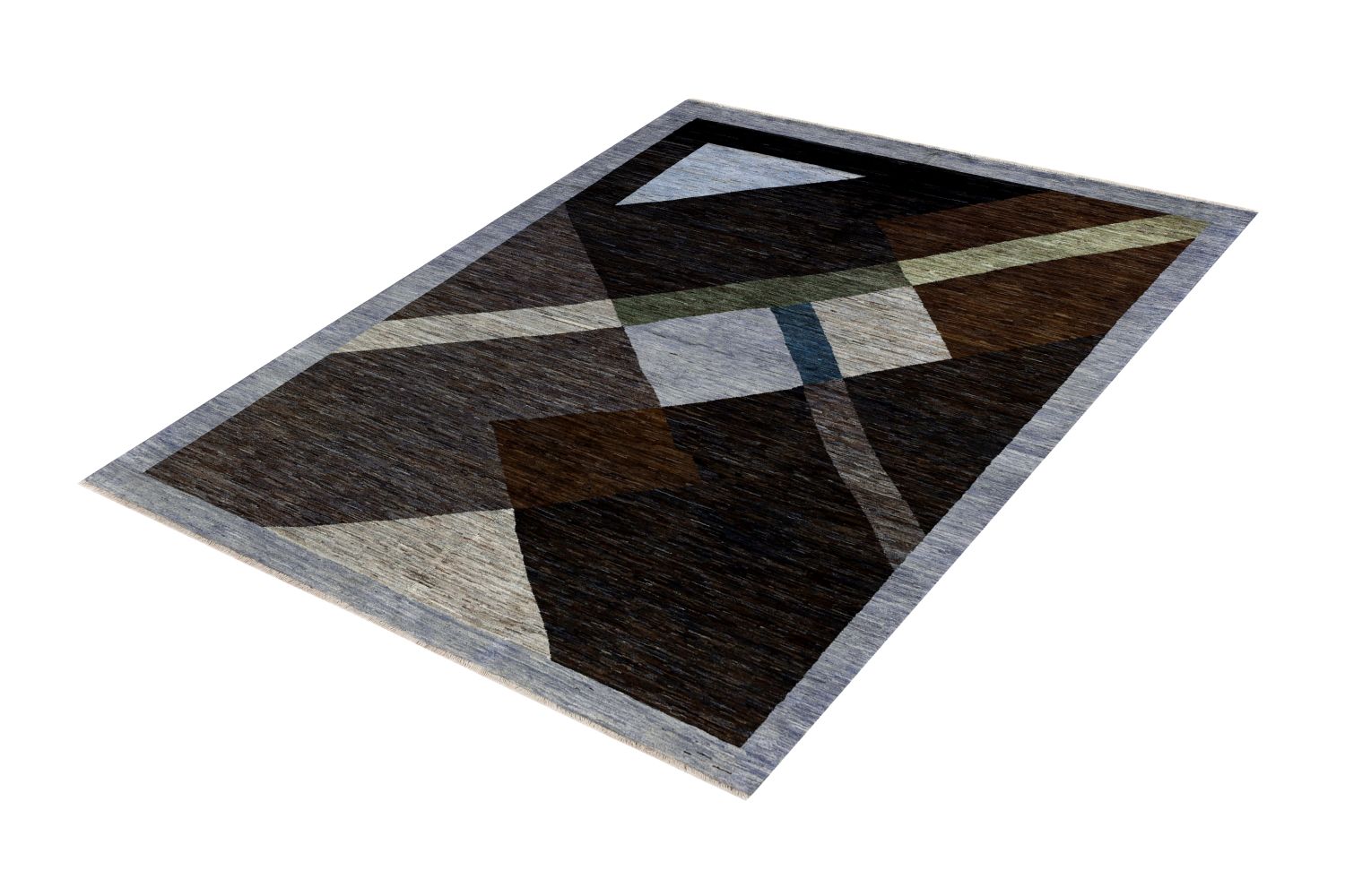Afghaans Tapijt Laagpolig Handgeknoopt Wollen Vloerkleed - Omid Afghan Wool Luxury 238x173