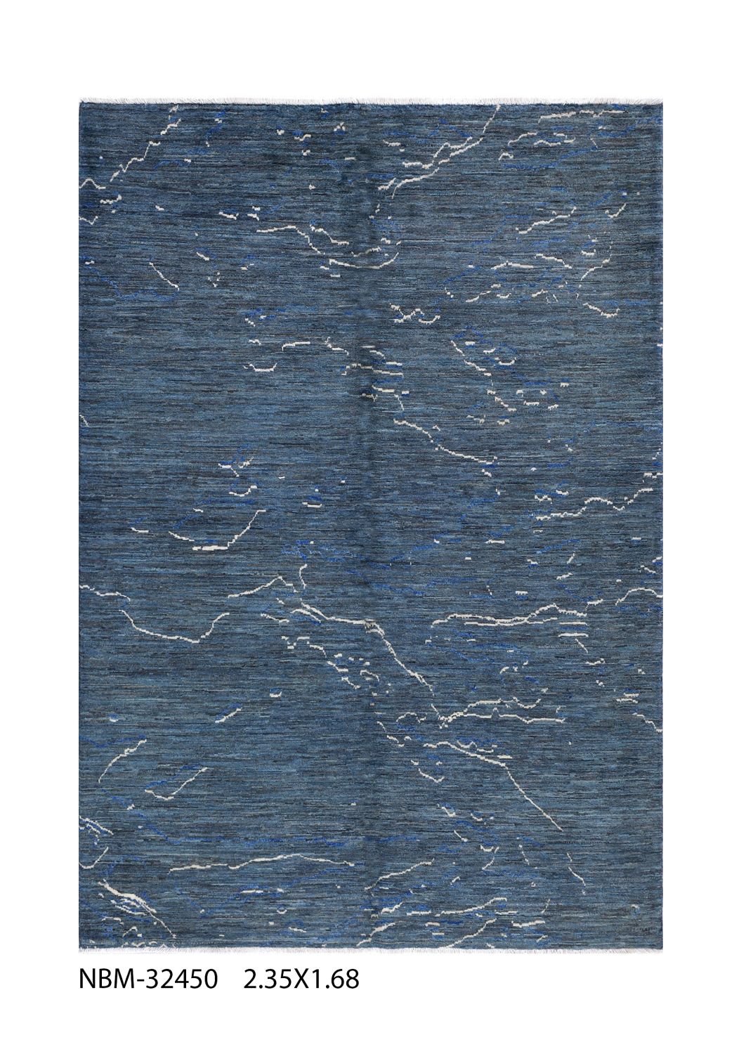 Afghaans Tapijt Laagpolig Handgeknoopt Wollen Vloerkleed - Omid Afghan Wool Luxury 235x168