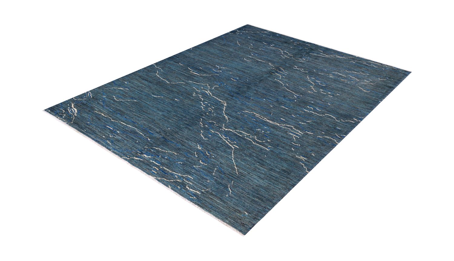 Afghaans Tapijt Laagpolig Handgeknoopt Wollen Vloerkleed - Omid Afghan Wool Luxury 235x168