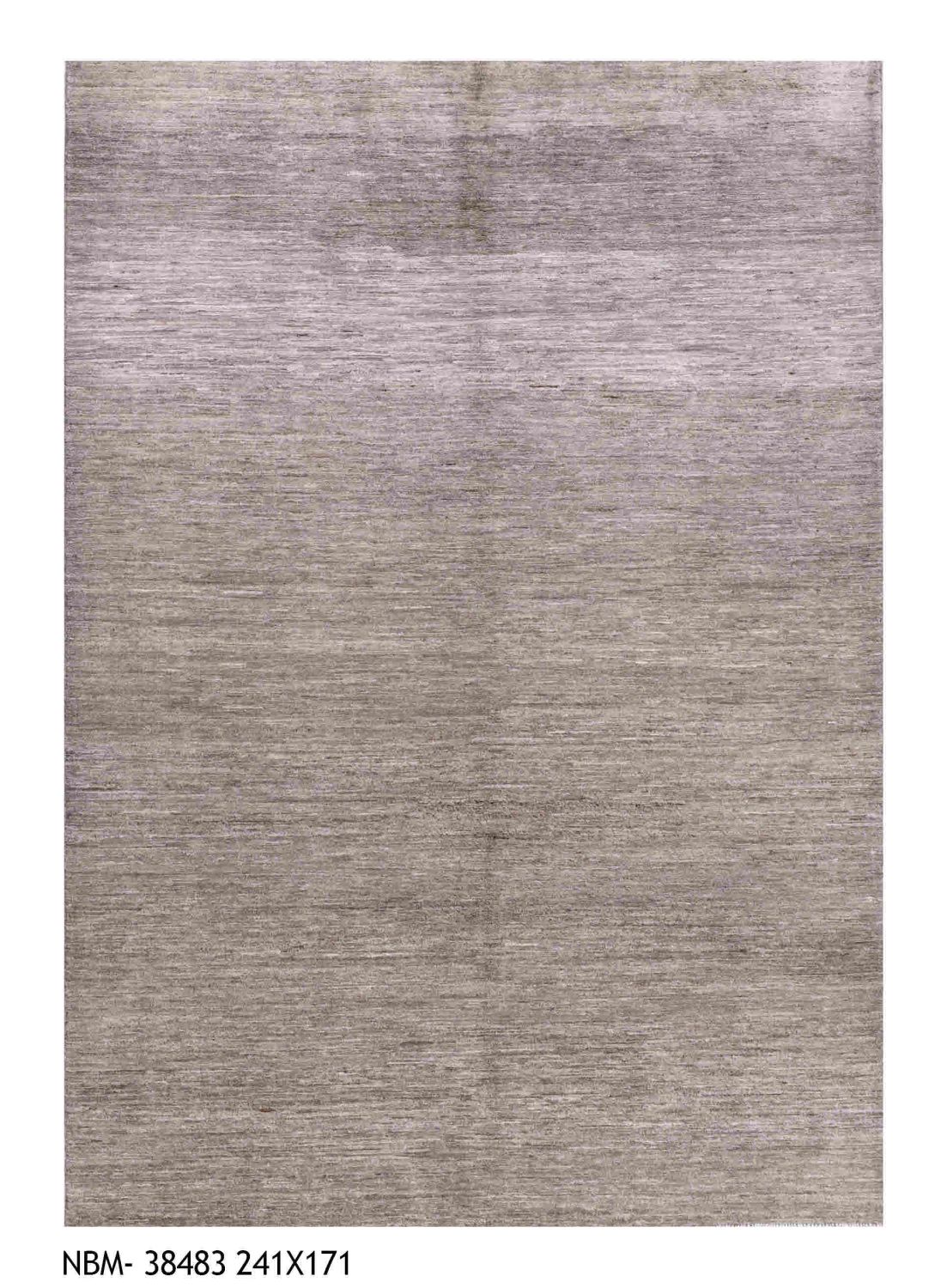 Taupe Tapijt Laagpolig Handgeknoopt Wollen Vloerkleed - Omid Afghan Wool Luxury 241x171