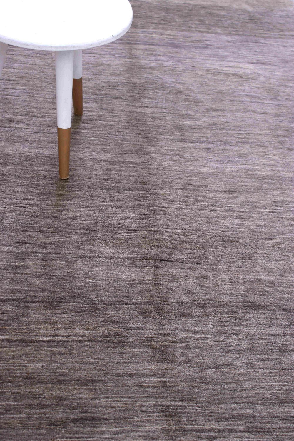 Taupe Tapijt Laagpolig Handgeknoopt Wollen Vloerkleed - Omid Afghan Wool Luxury 241x171