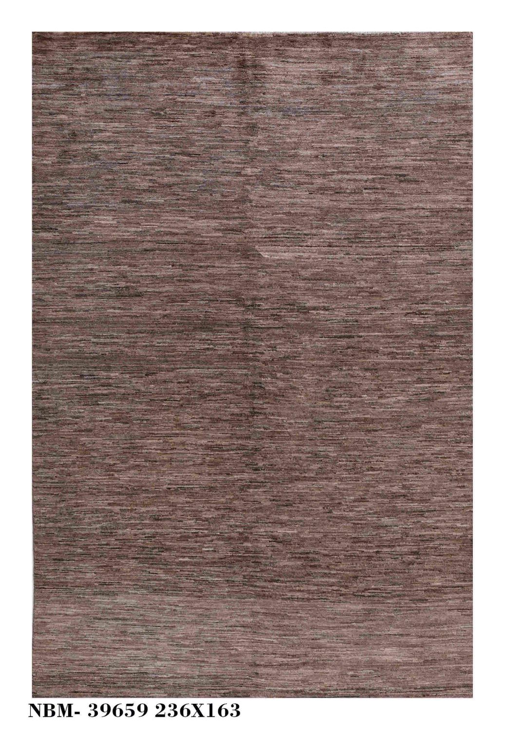 Taupe Tapijt Laagpolig Handgeknoopt Wollen Vloerkleed - Omid Afghan Wool Luxury 236x163
