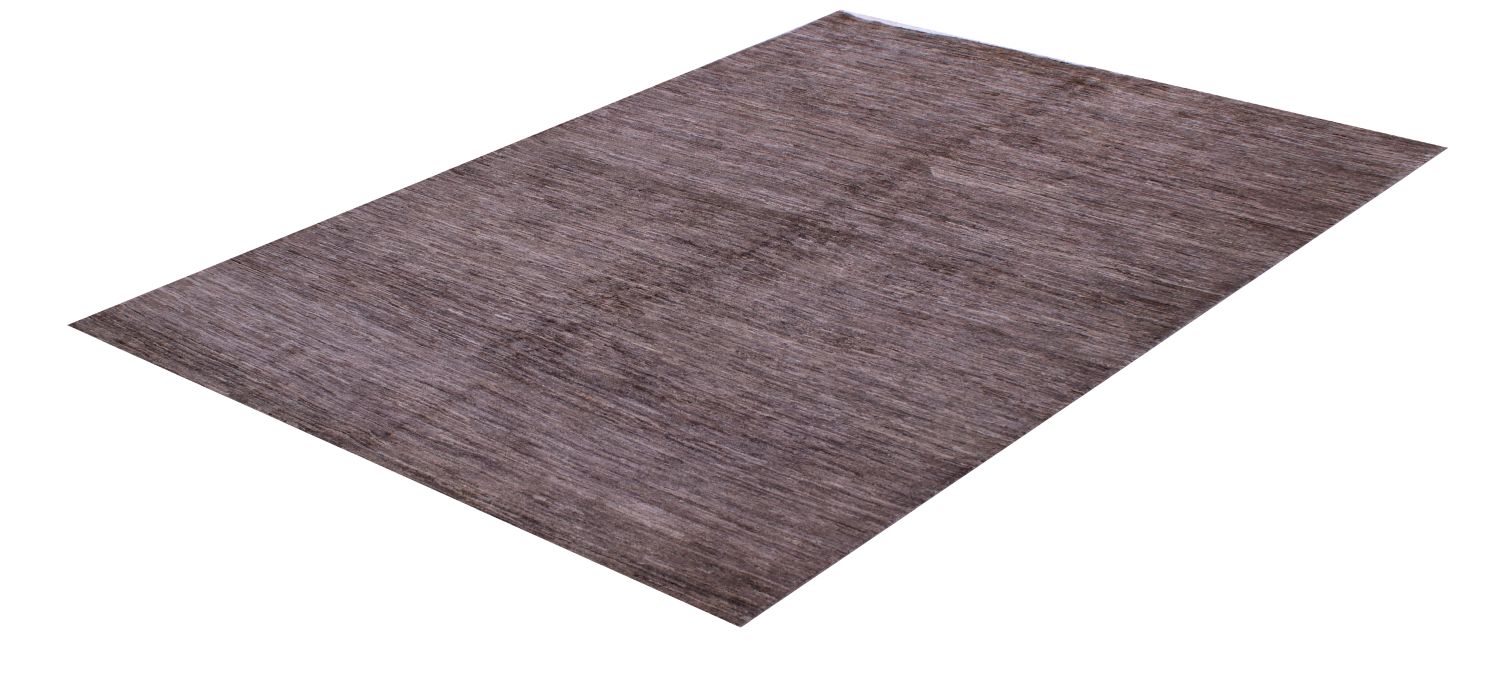 Taupe Tapijt Laagpolig Handgeknoopt Wollen Vloerkleed - Omid Afghan Wool Luxury 236x163