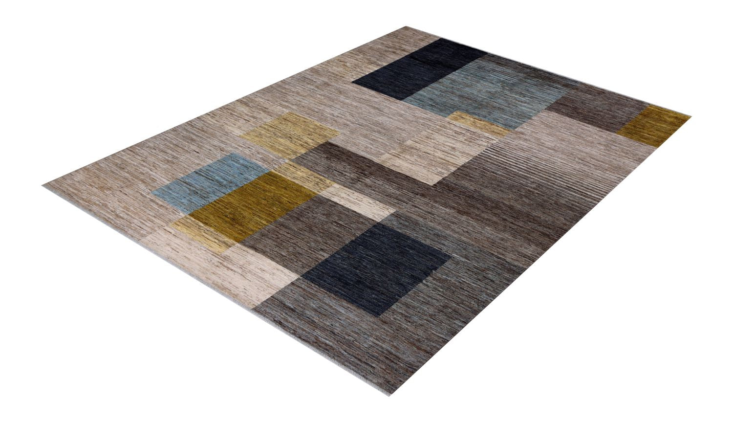 Afghaans Tapijt Laagpolig Handgeknoopt Wollen Vloerkleed - Omid Afghan Wool Luxury 302x244