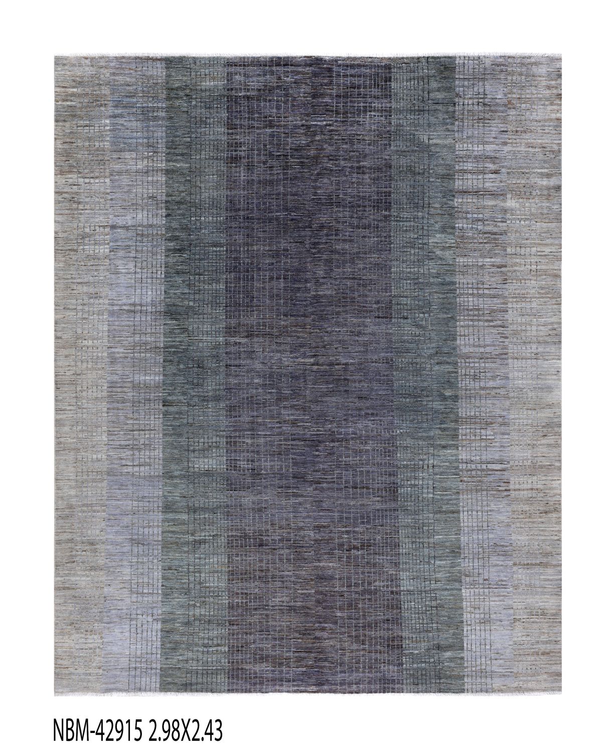Afghaans Tapijt Laagpolig Handgeknoopt Wollen Vloerkleed - Omid Afghan Wool Luxury 298x243