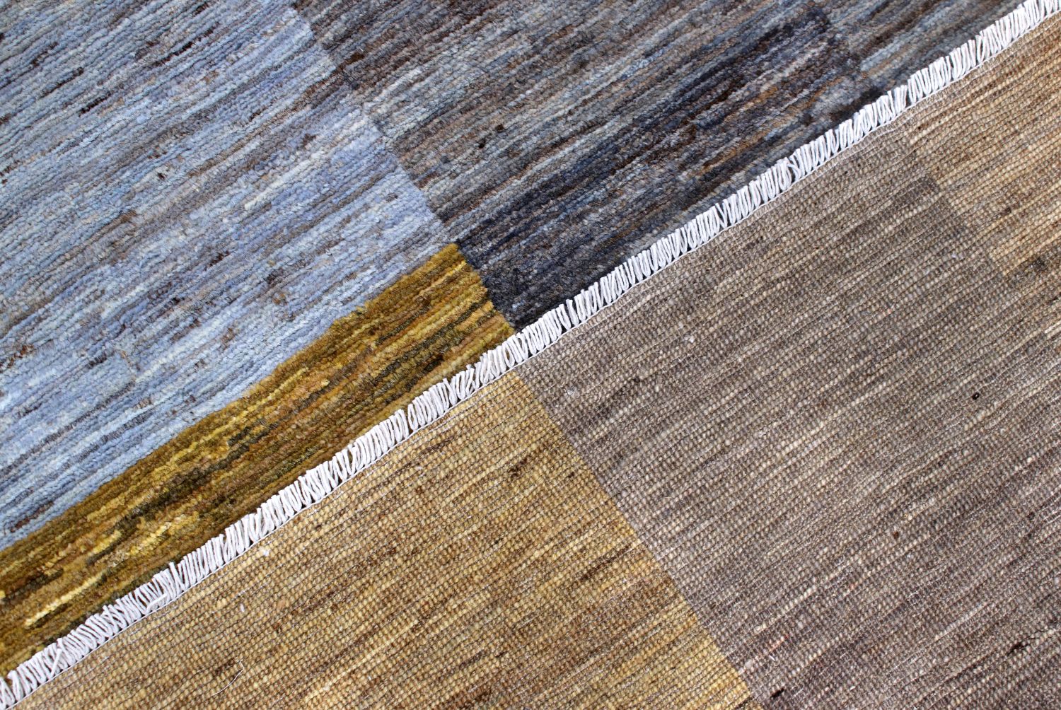 Afghaans Tapijt Laagpolig Handgeknoopt Wollen Vloerkleed - Omid Afghan Wool Luxury 300x196