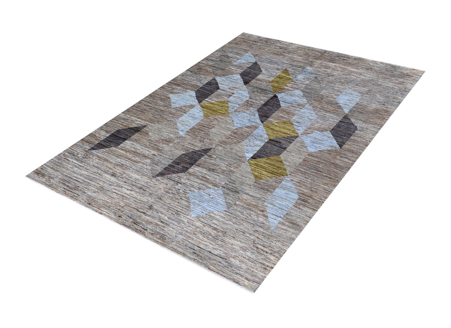 Afghaans Tapijt Laagpolig Handgeknoopt Wollen Vloerkleed - Omid Afghan Wool Luxury 301x199