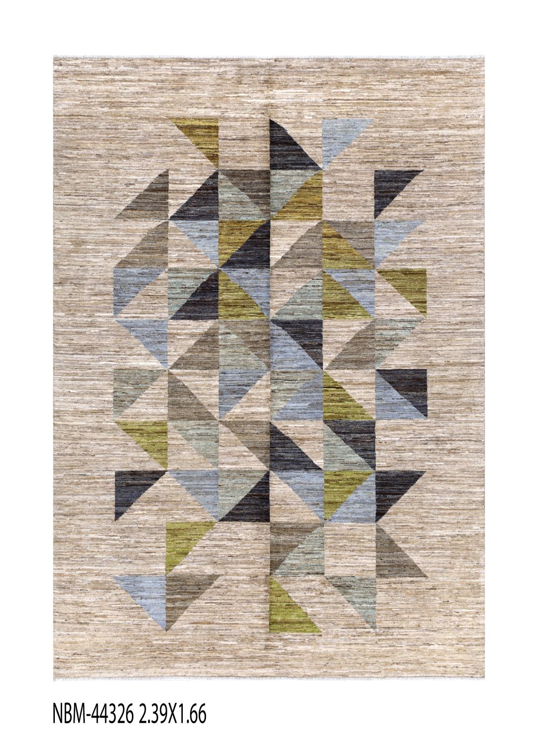 Afghaans Tapijt Laagpolig Handgeknoopt Wollen Vloerkleed - Omid Afghan Wool Luxury 239x166