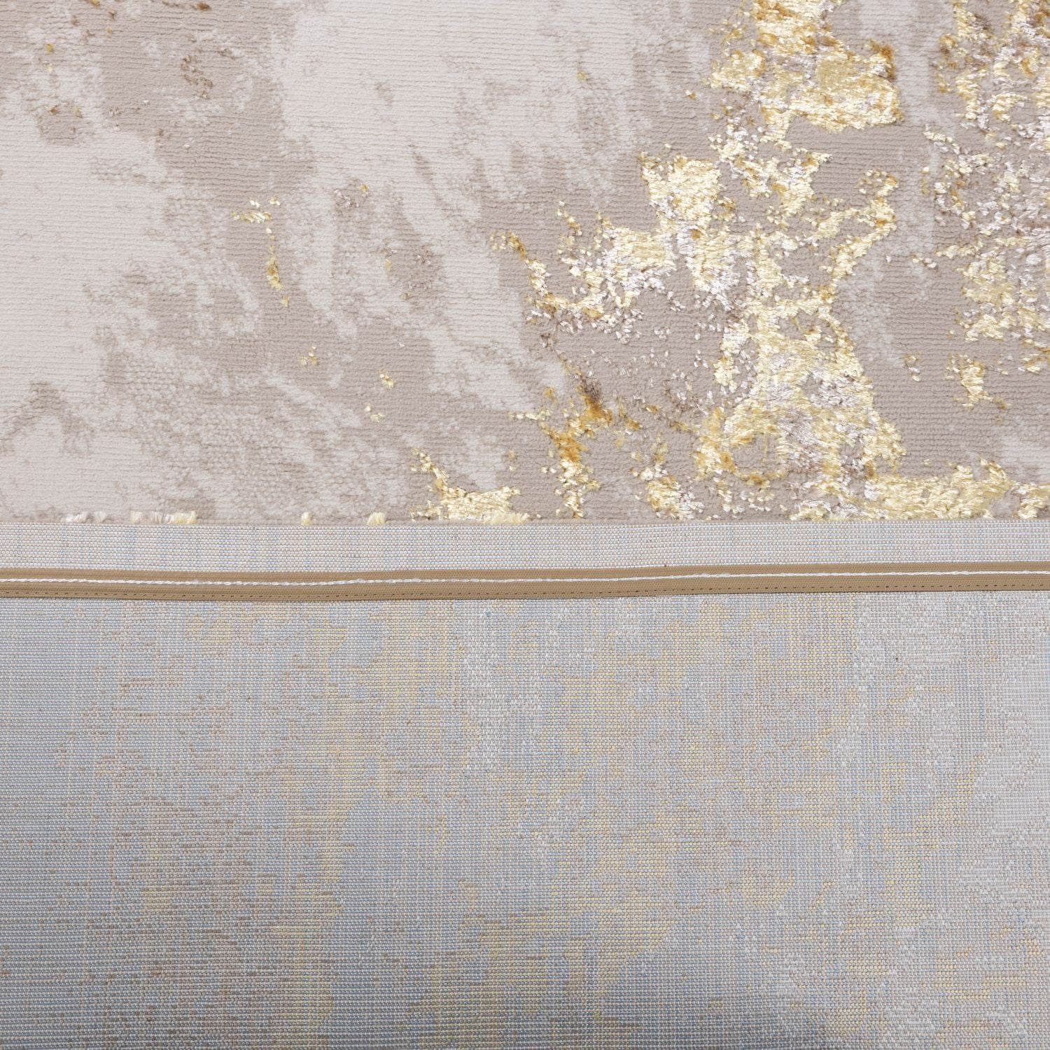 Beige Tapijt Laagpolig Vloerkleed Omid Marbella