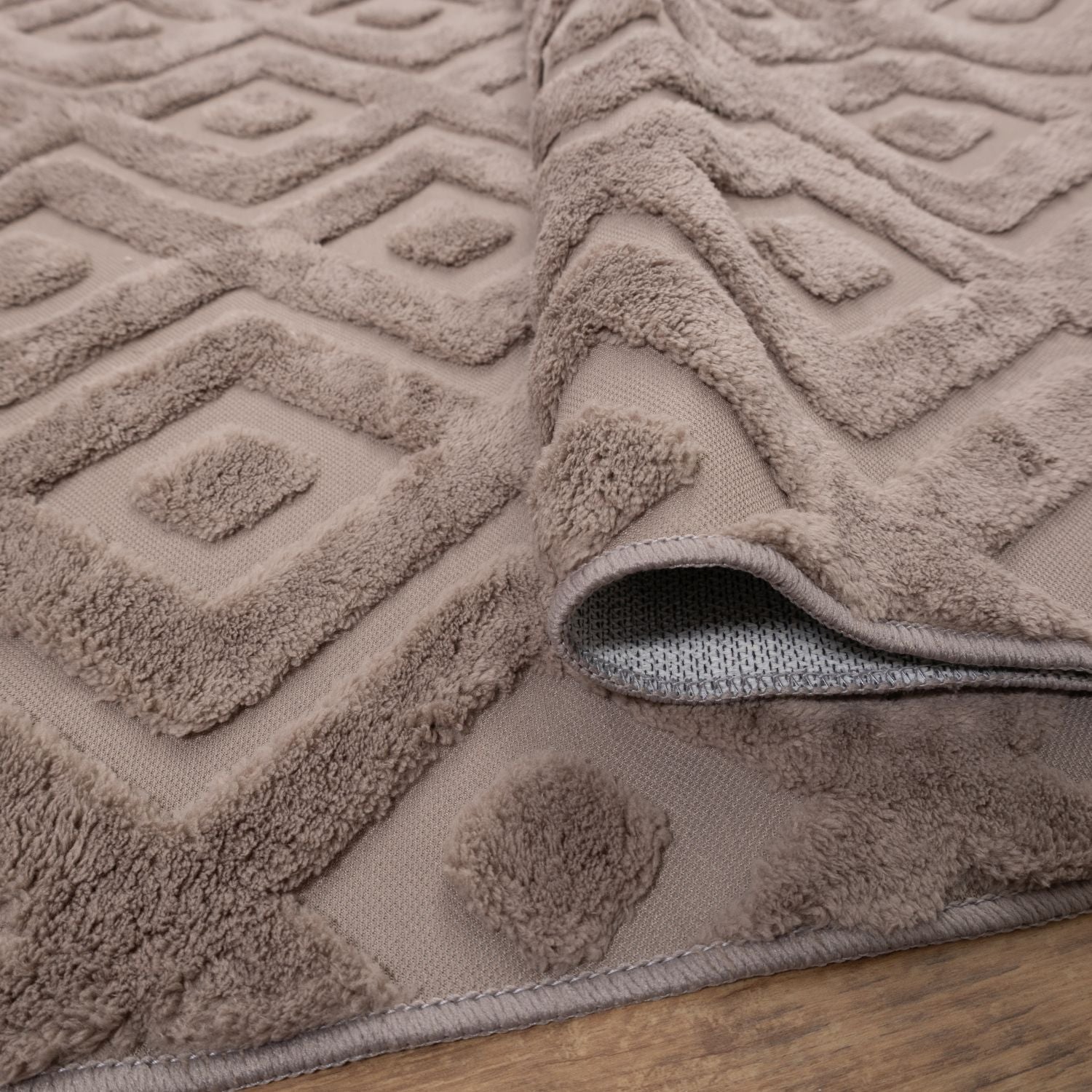 Grijs Tapijt Laagpolig Vloerkleed Omid Wasbaar Japondi - Omid Carpets