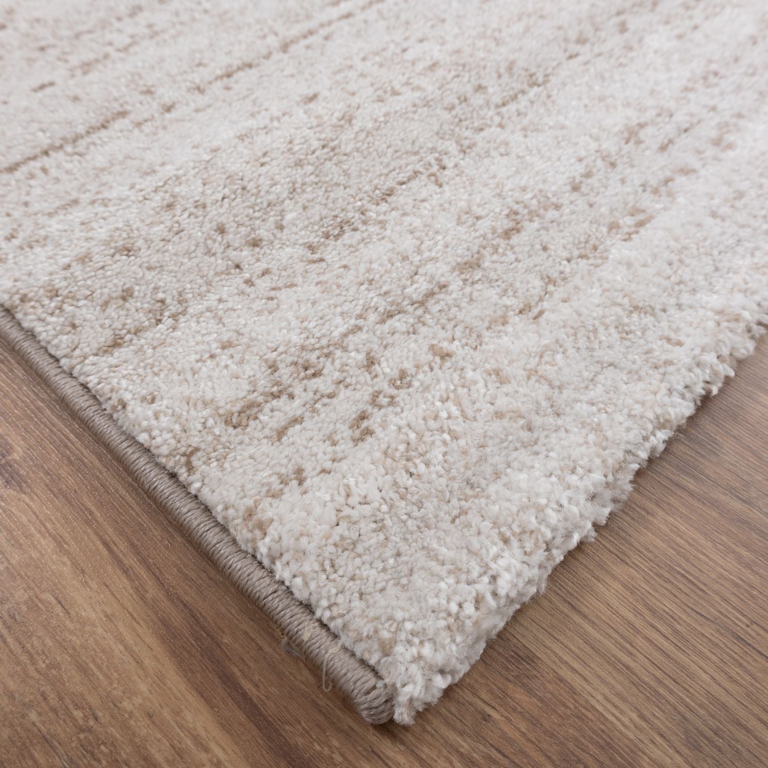 Crème Tapijt Laagpolig Vloerkleed Omid Premium Marble