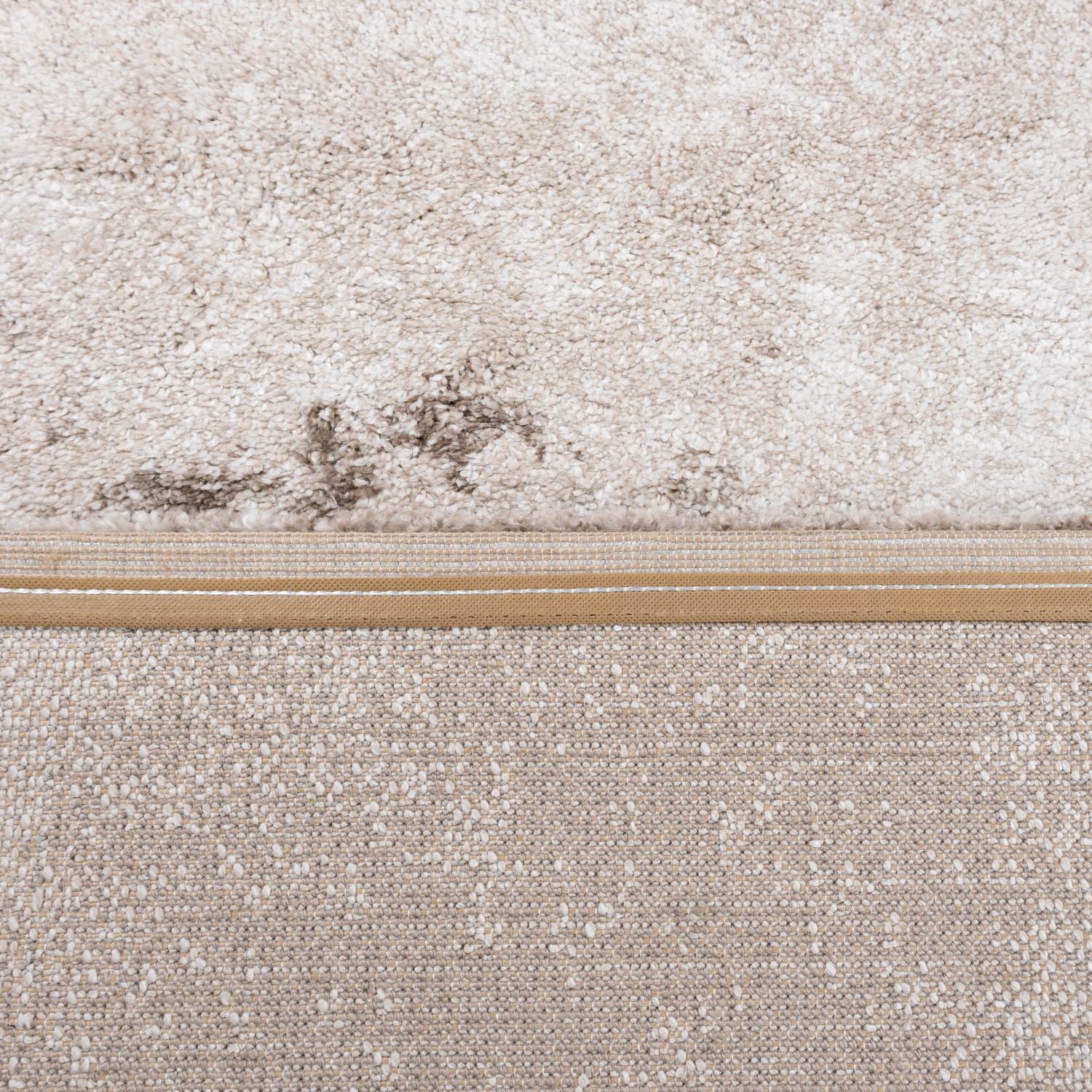 Beige Tapijt Laagpolig Vloerkleed Omid Premium Marble