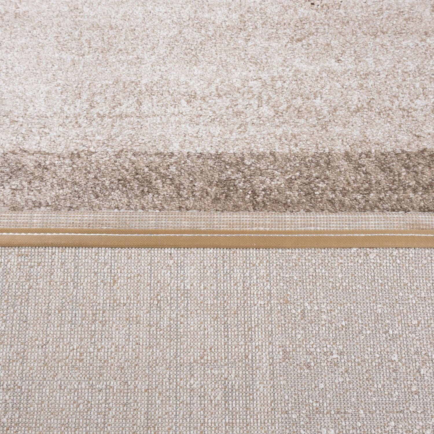 Crème Tapijt Laagpolig Vloerkleed Omid Premium Marble