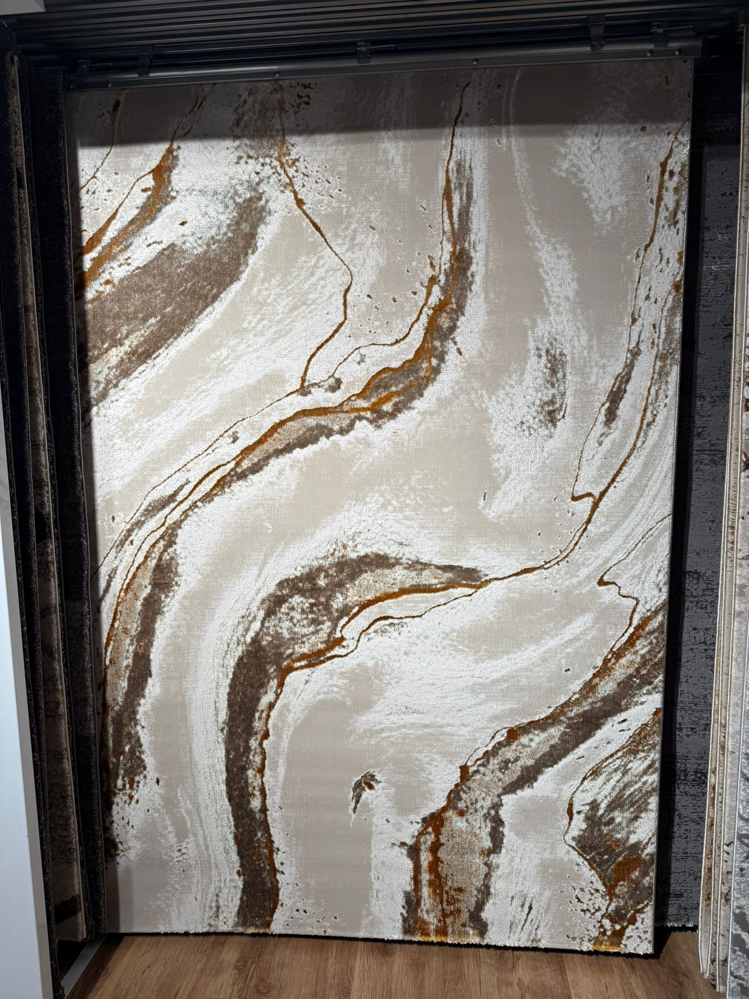 Beige met Goud Tapijt Montana