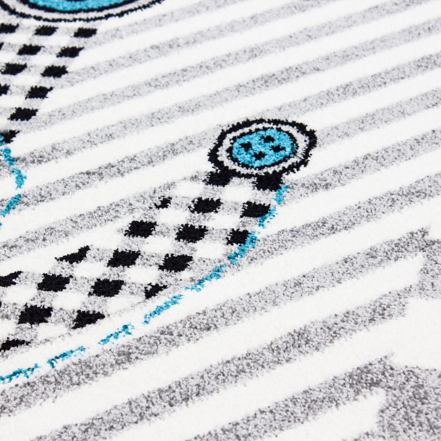 Kindertapijt Omid Avontuur Op Zee Blauw Vloerkleed - Omid Carpets