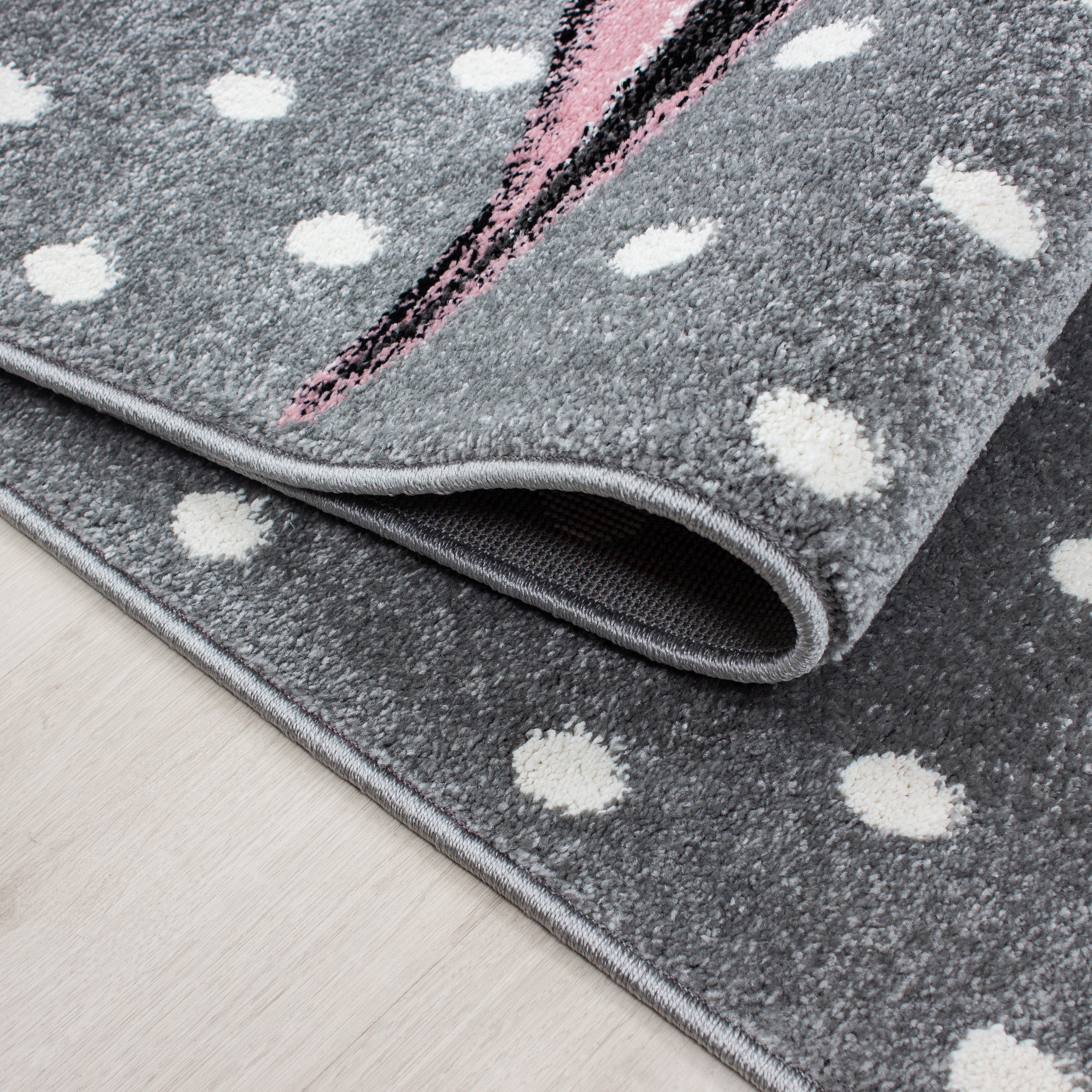 Kindertapijt Omid Unicorn Roos Vloerkleed - Omid Carpets