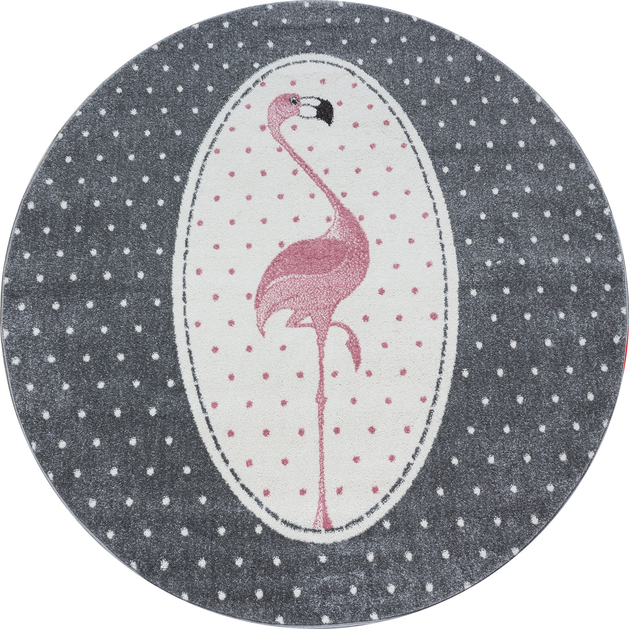 Kindertapijt Omid Flamingo Roos Vloerkleed - Omid Carpets