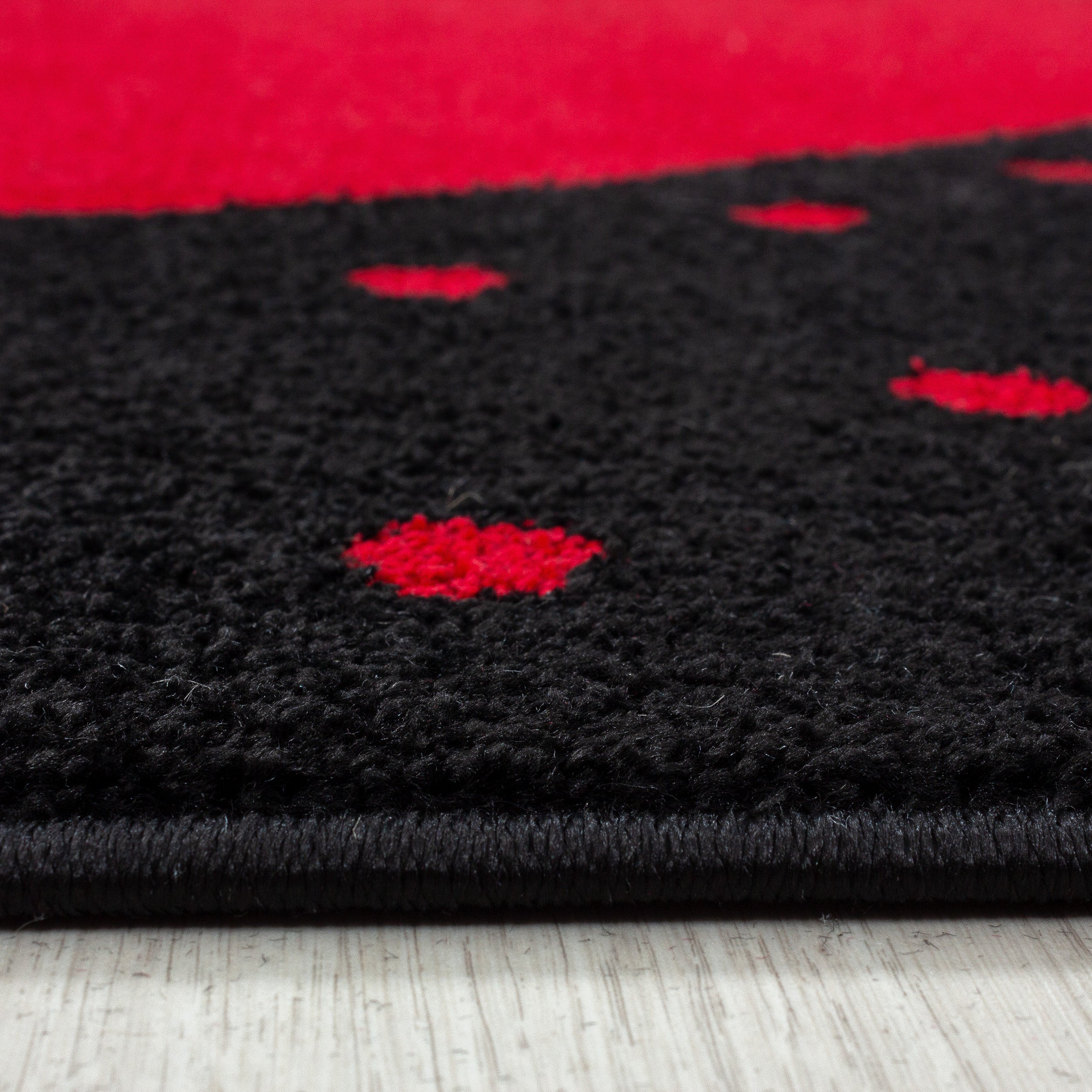 Kindertapijt Omid Hartje Rood Vloerkleed - Omid Carpets