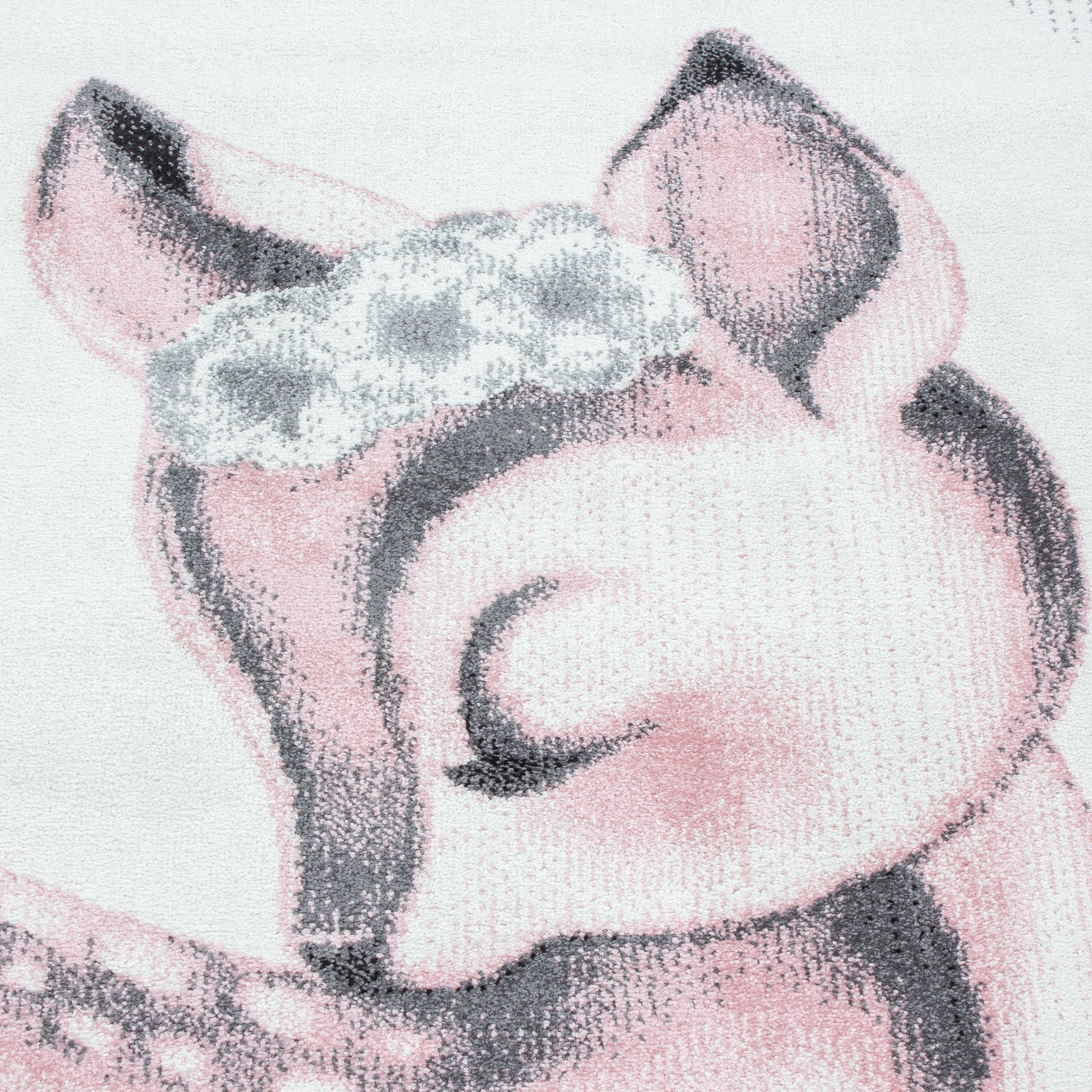 Kindertapijt Omid Bambitje Roos Vloerkleed - Omid Carpets