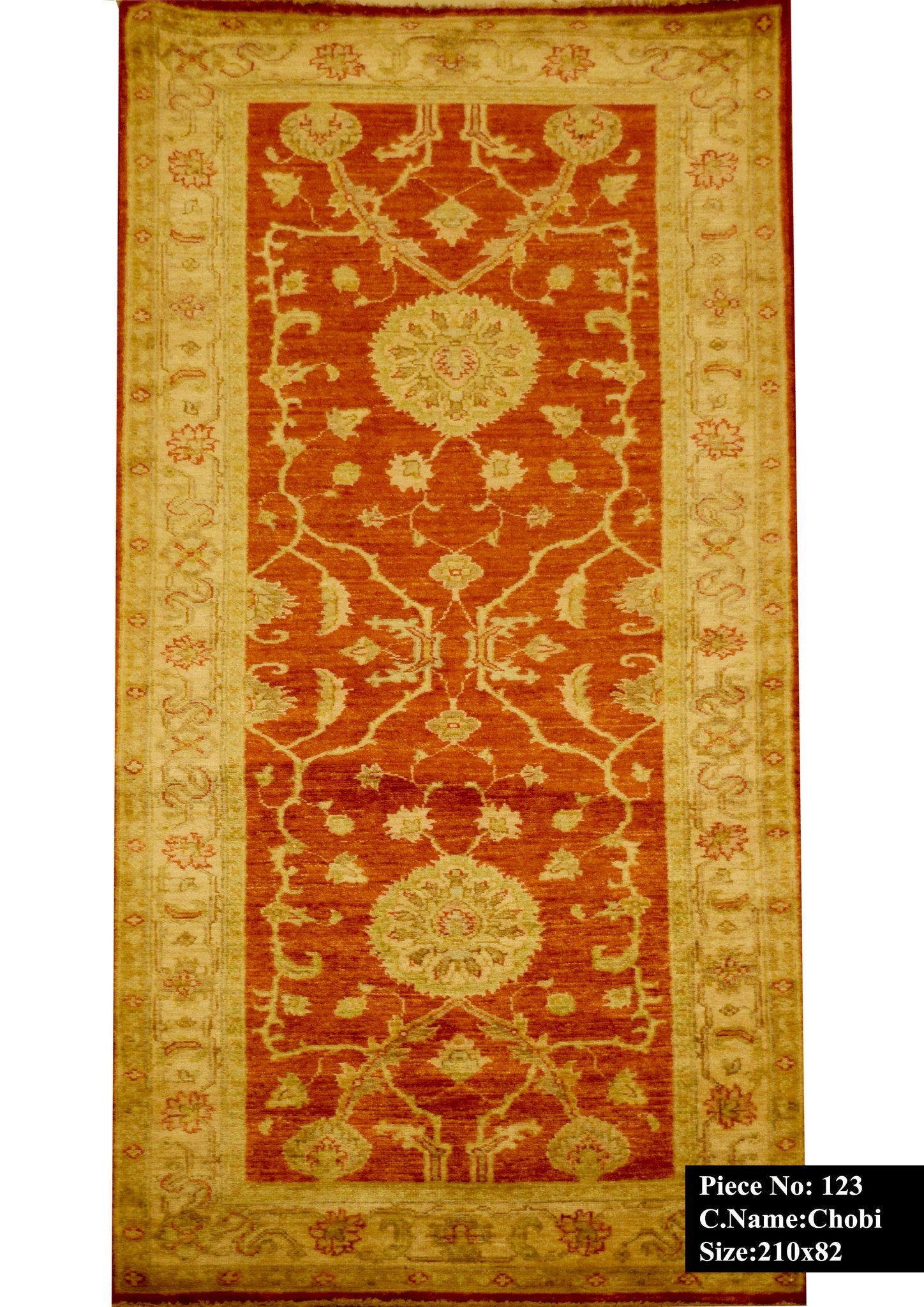 Roestoranje Ziegler Gang Tapijt 210x82 - Omid Carpets