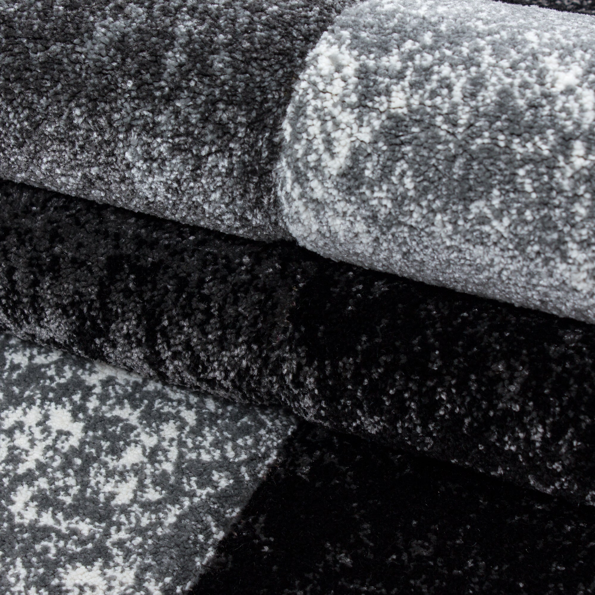 Grijs Tapijt Laagpolig Vloerkleed Omid Modern Vibes - Omid Carpets