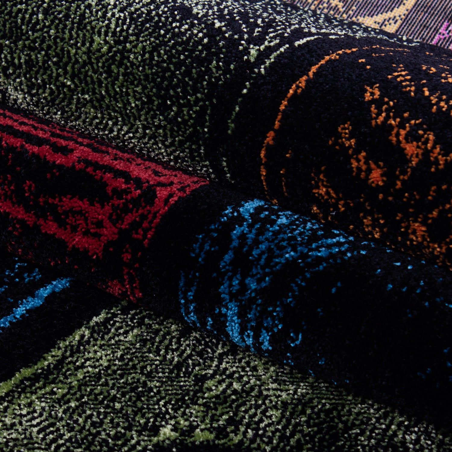 Multi Tapijt Laagpolig Vloerkleed Omid Perception - Omid Carpets