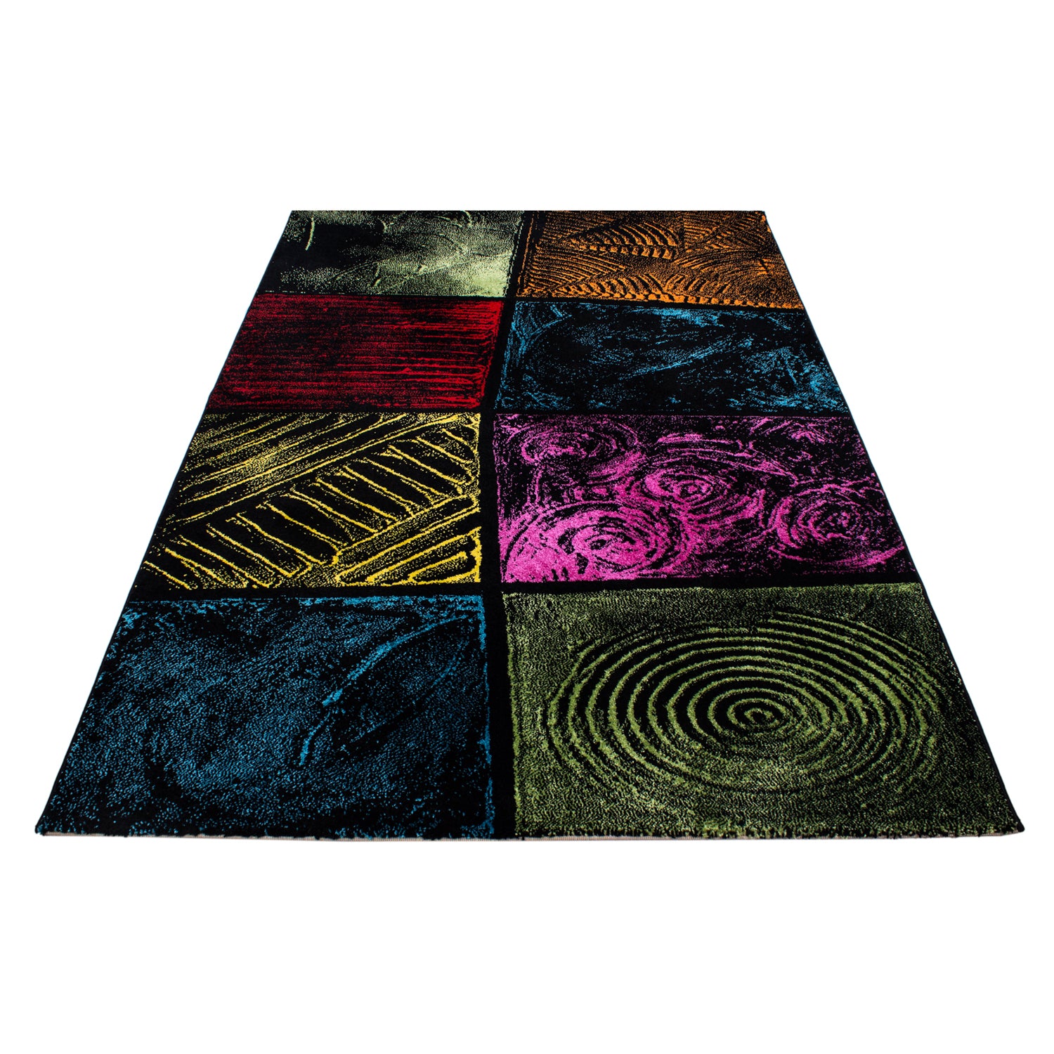 Multi Tapijt Laagpolig Vloerkleed Omid Perception - Omid Carpets