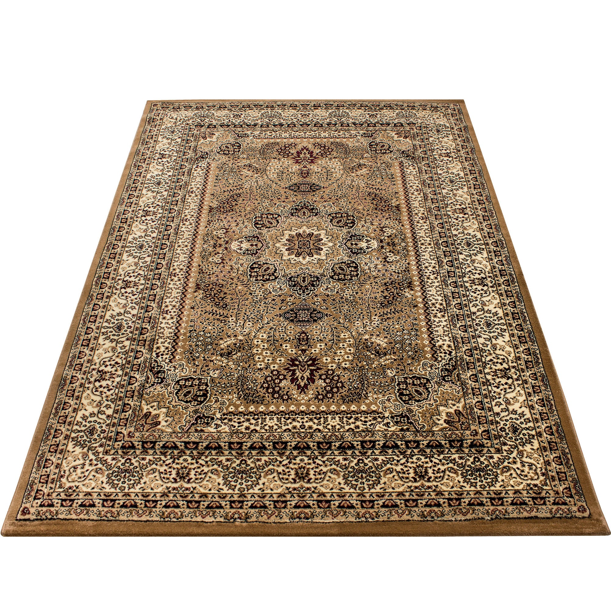 Beige Tapijt Klassiek Vloerkleed Omid Royal - Omid Carpets