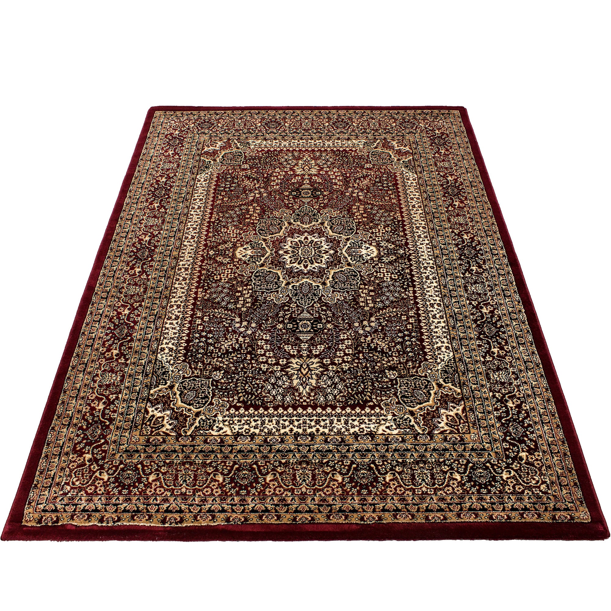 Rood Tapijt Klassiek Vloerkleed Omid Royal - Omid Carpets